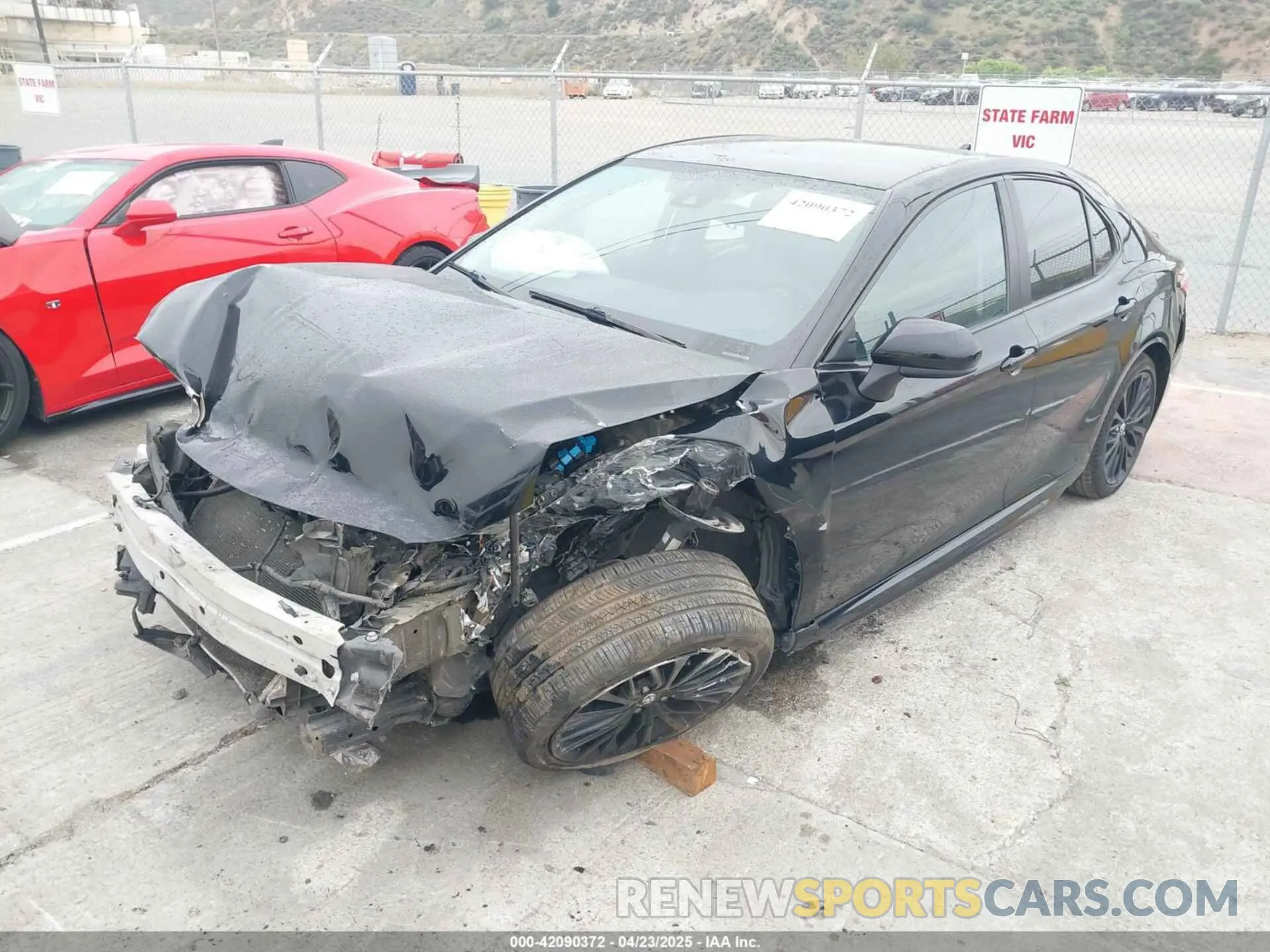 2 Photograph of a damaged car 4T1G11AK7LU301861 TOYOTA CAMRY 2020