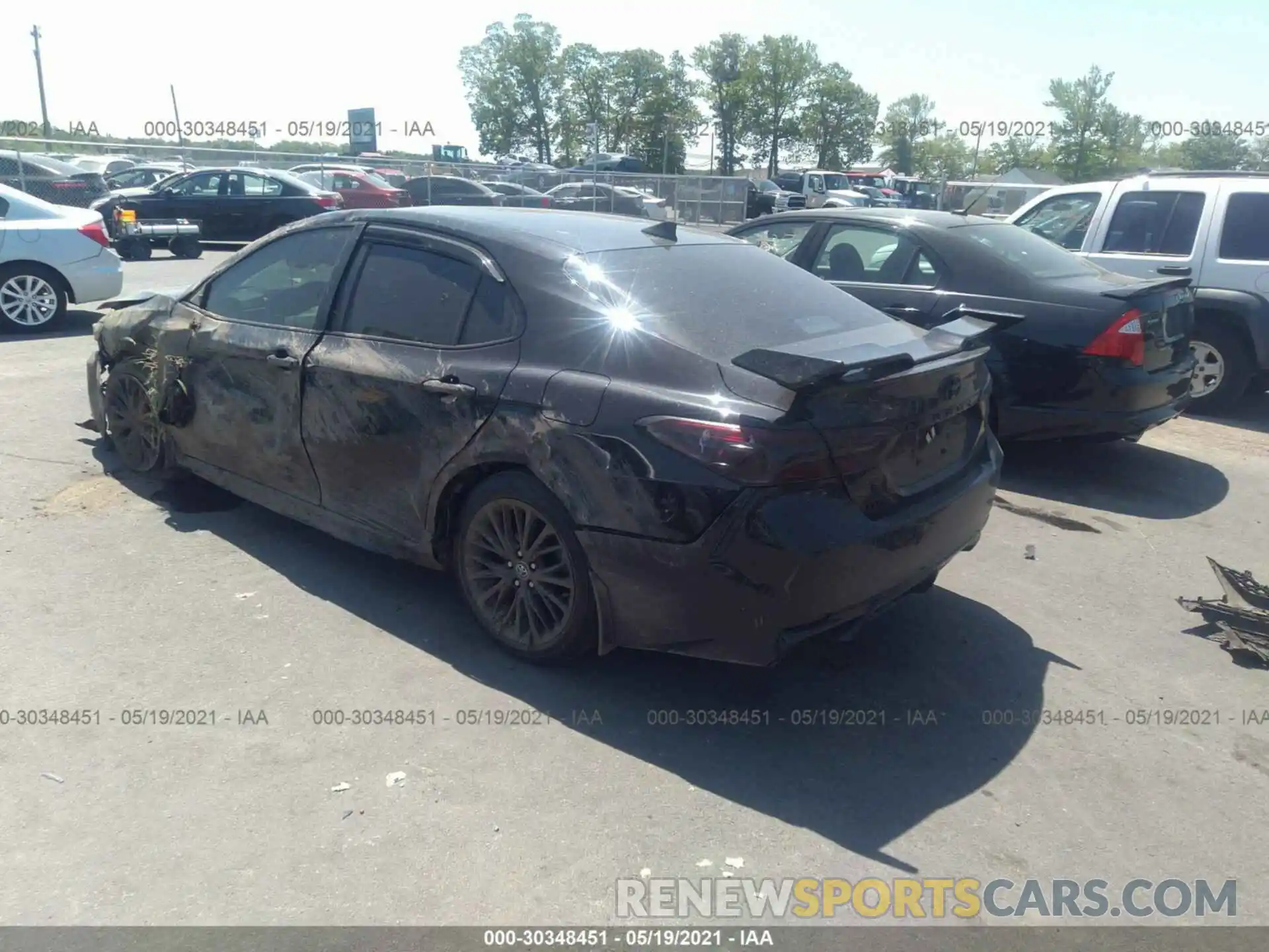 3 Photograph of a damaged car 4T1G11AK7LU313704 TOYOTA CAMRY 2020