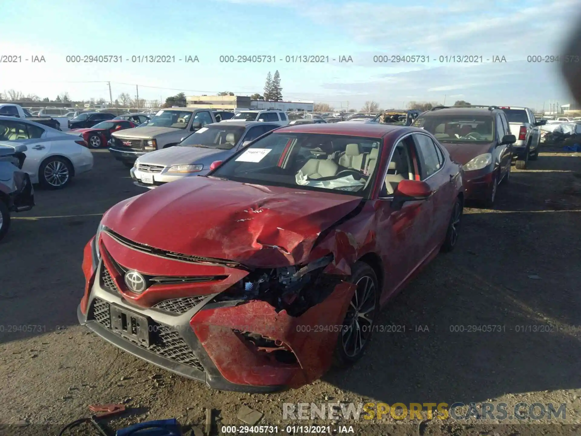 6 Photograph of a damaged car 4T1G11AK7LU334195 TOYOTA CAMRY 2020