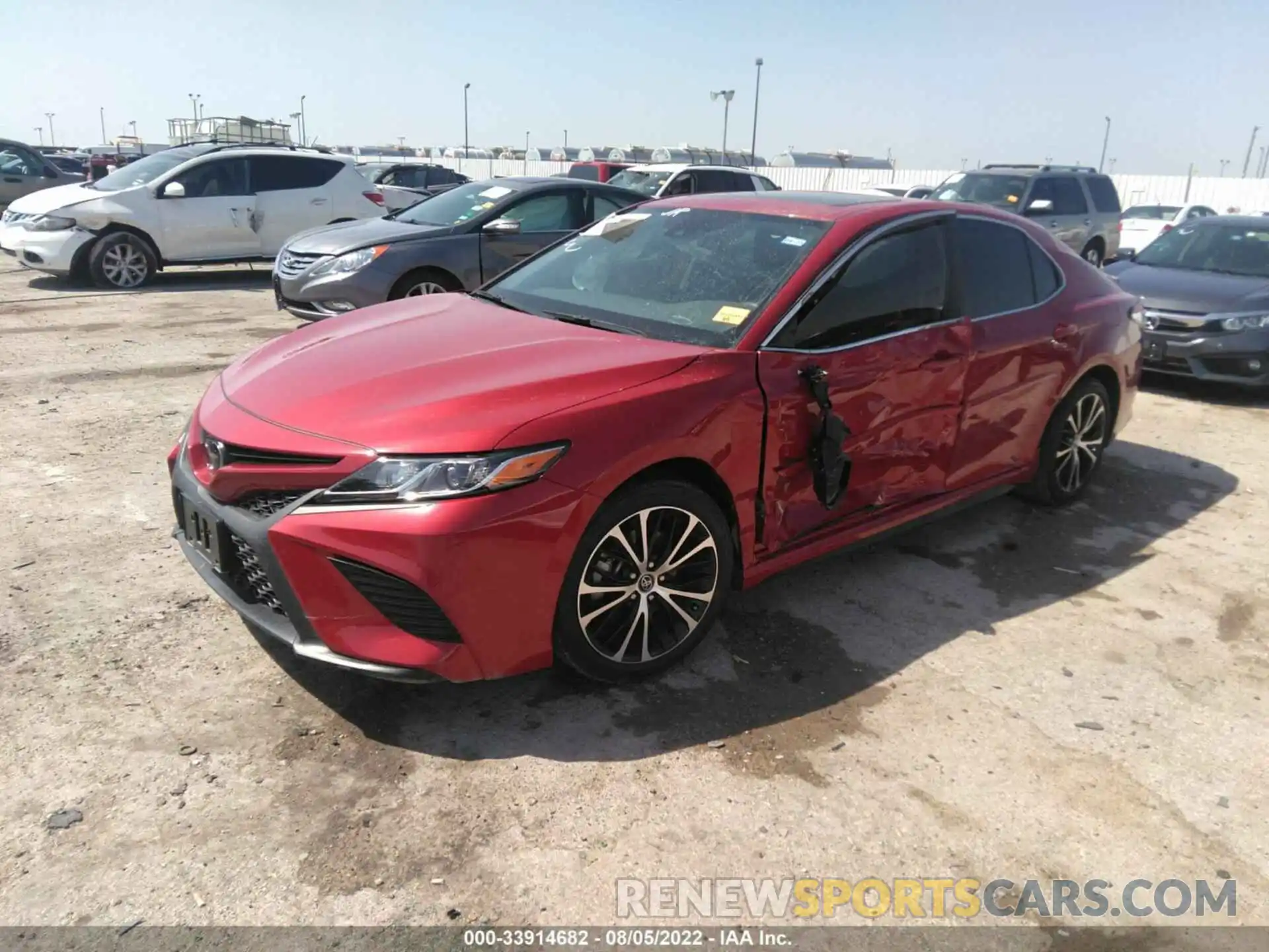 2 Photograph of a damaged car 4T1G11AK7LU334990 TOYOTA CAMRY 2020