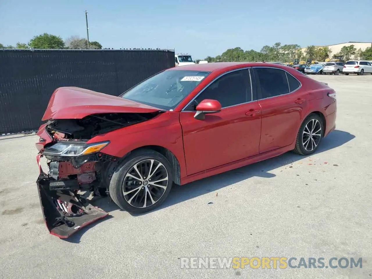 1 Photograph of a damaged car 4T1G11AK7LU337906 TOYOTA CAMRY 2020