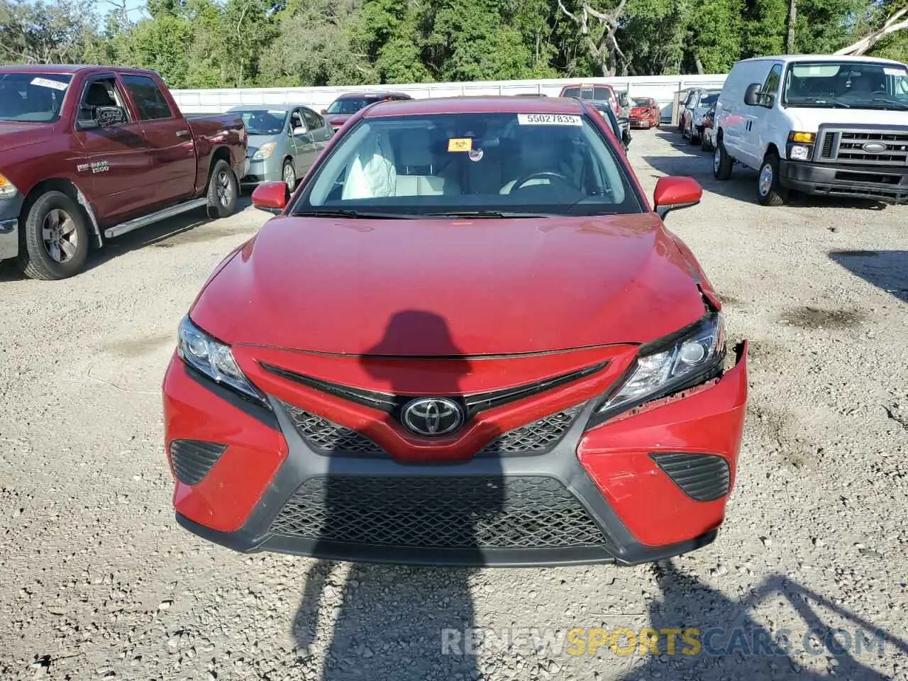 5 Photograph of a damaged car 4T1G11AK7LU338263 TOYOTA CAMRY 2020