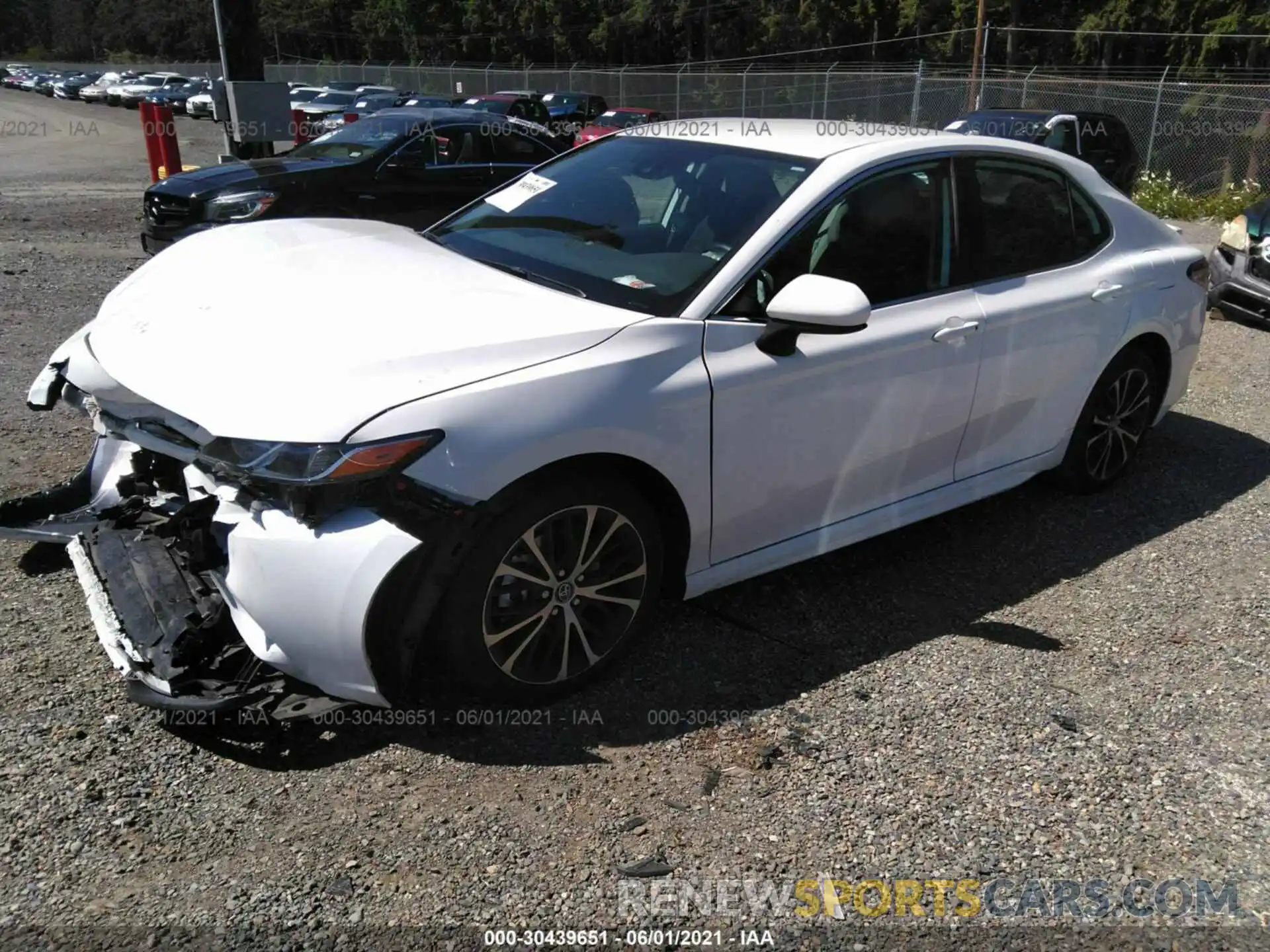 2 Photograph of a damaged car 4T1G11AK7LU341776 TOYOTA CAMRY 2020