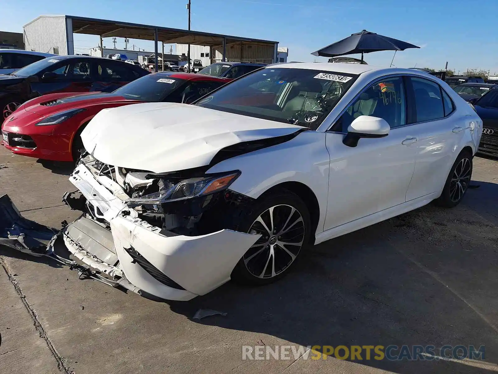 2 Photograph of a damaged car 4T1G11AK7LU344886 TOYOTA CAMRY 2020