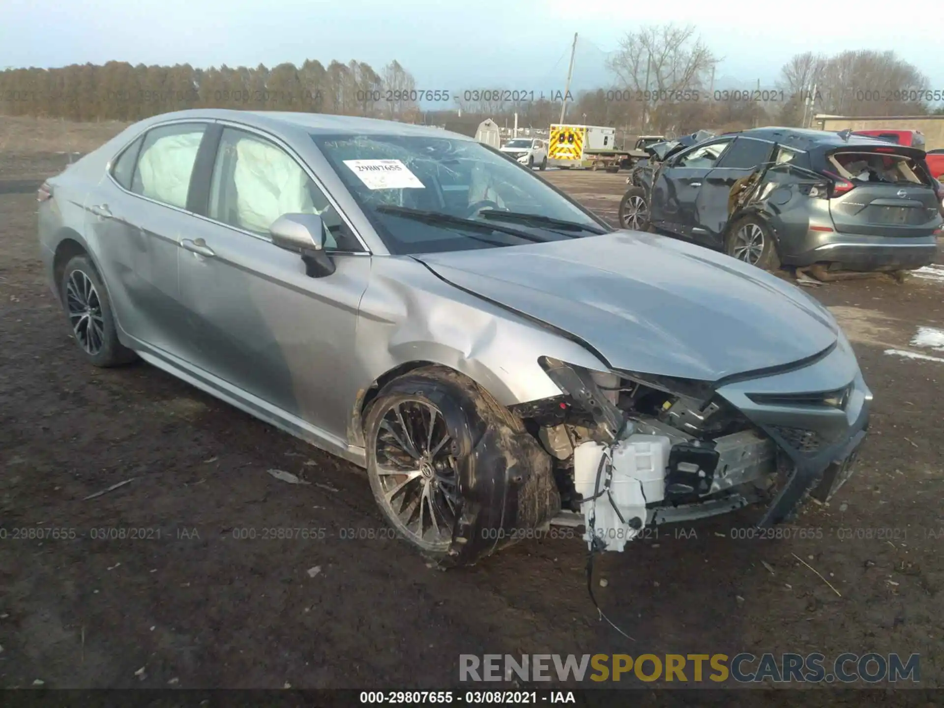 1 Photograph of a damaged car 4T1G11AK7LU346654 TOYOTA CAMRY 2020