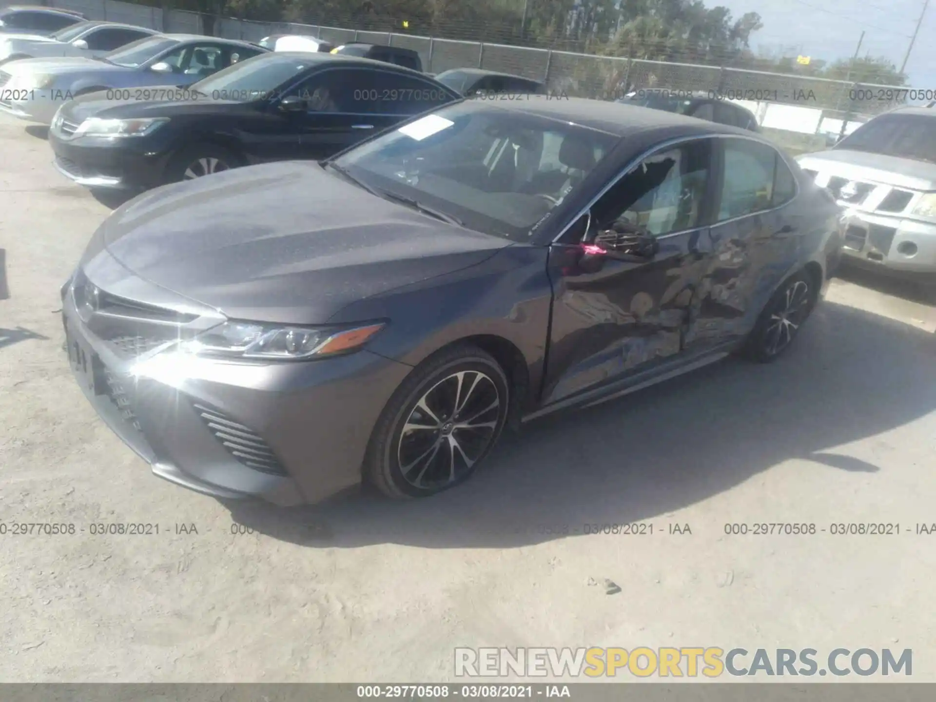 2 Photograph of a damaged car 4T1G11AK7LU347237 TOYOTA CAMRY 2020