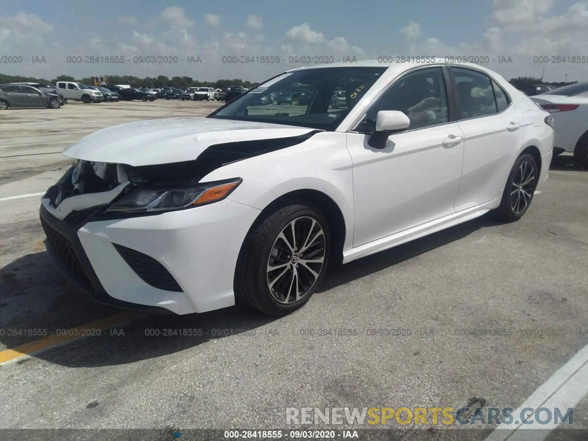 2 Photograph of a damaged car 4T1G11AK7LU354821 TOYOTA CAMRY 2020