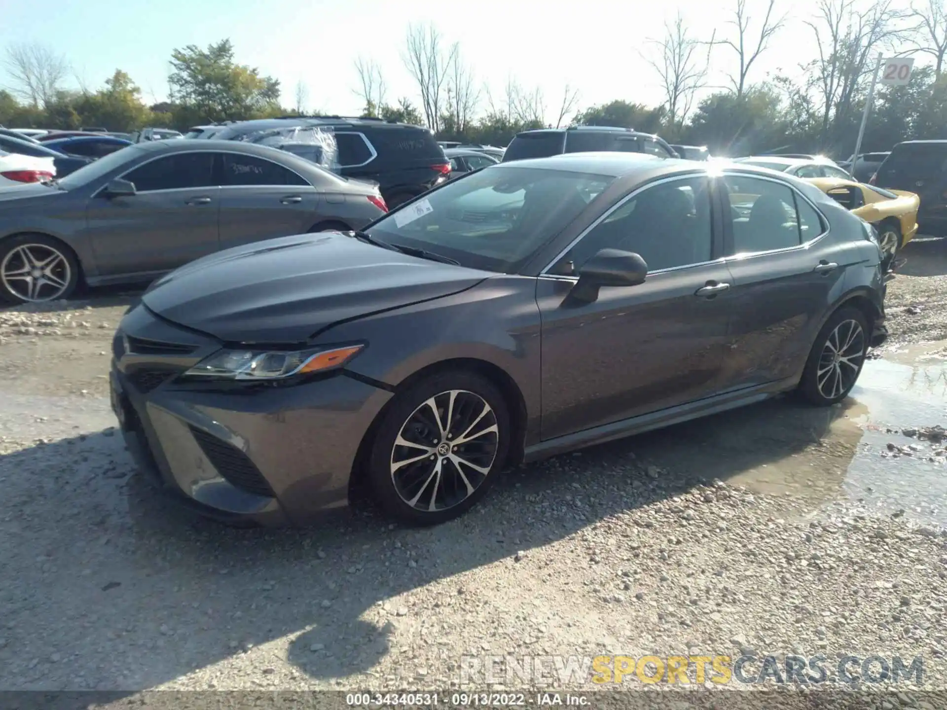 2 Photograph of a damaged car 4T1G11AK7LU357458 TOYOTA CAMRY 2020