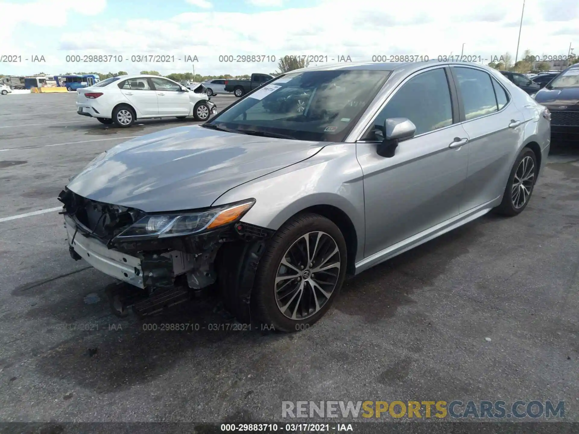 2 Photograph of a damaged car 4T1G11AK7LU363230 TOYOTA CAMRY 2020