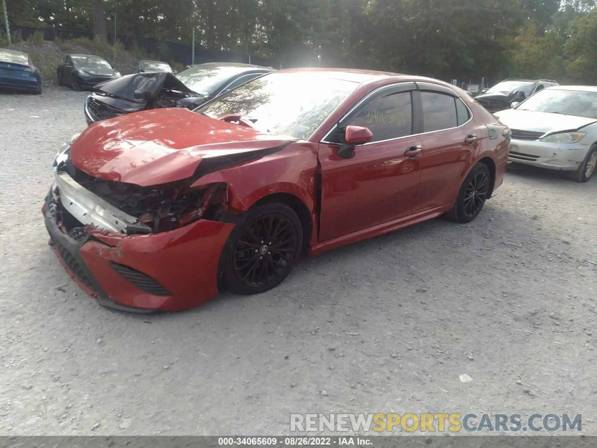 2 Photograph of a damaged car 4T1G11AK7LU368671 TOYOTA CAMRY 2020