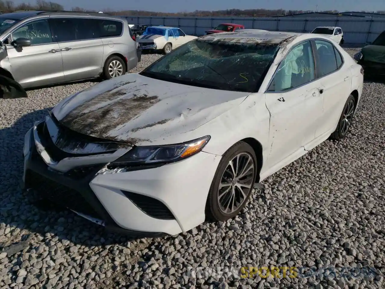 2 Photograph of a damaged car 4T1G11AK7LU370338 TOYOTA CAMRY 2020