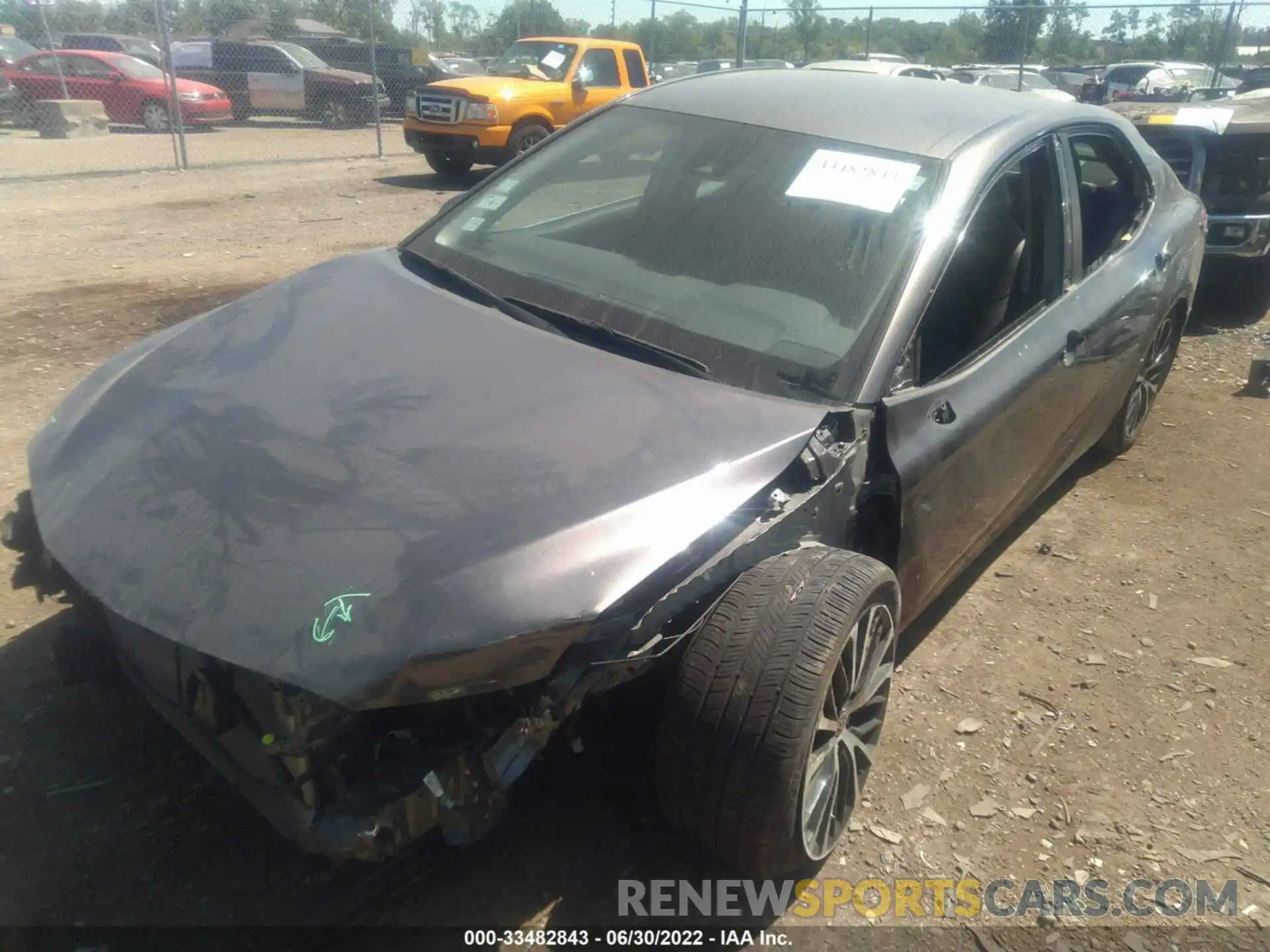 2 Photograph of a damaged car 4T1G11AK7LU386927 TOYOTA CAMRY 2020