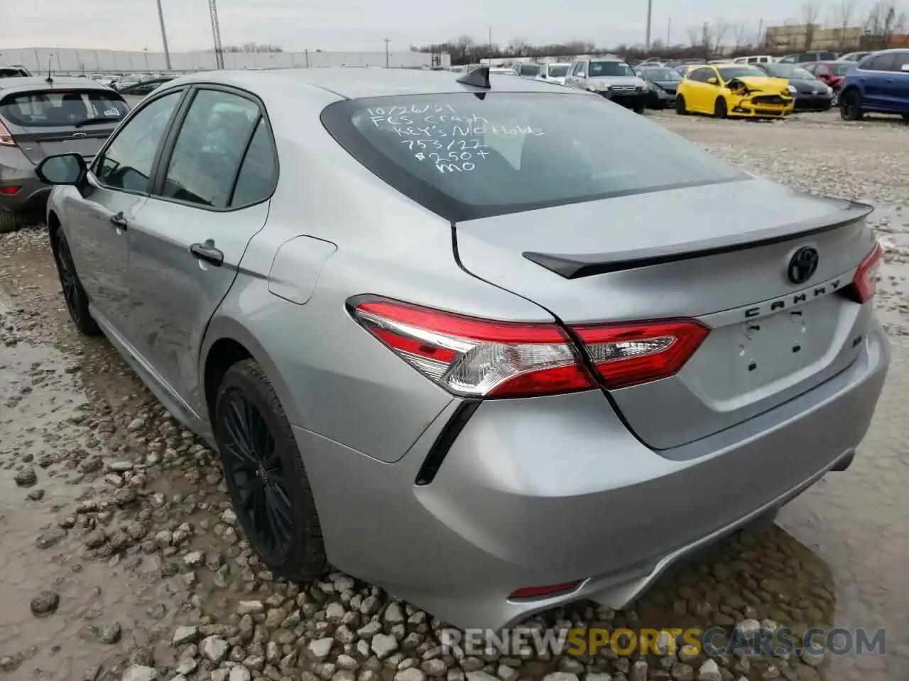 3 Photograph of a damaged car 4T1G11AK7LU387379 TOYOTA CAMRY 2020