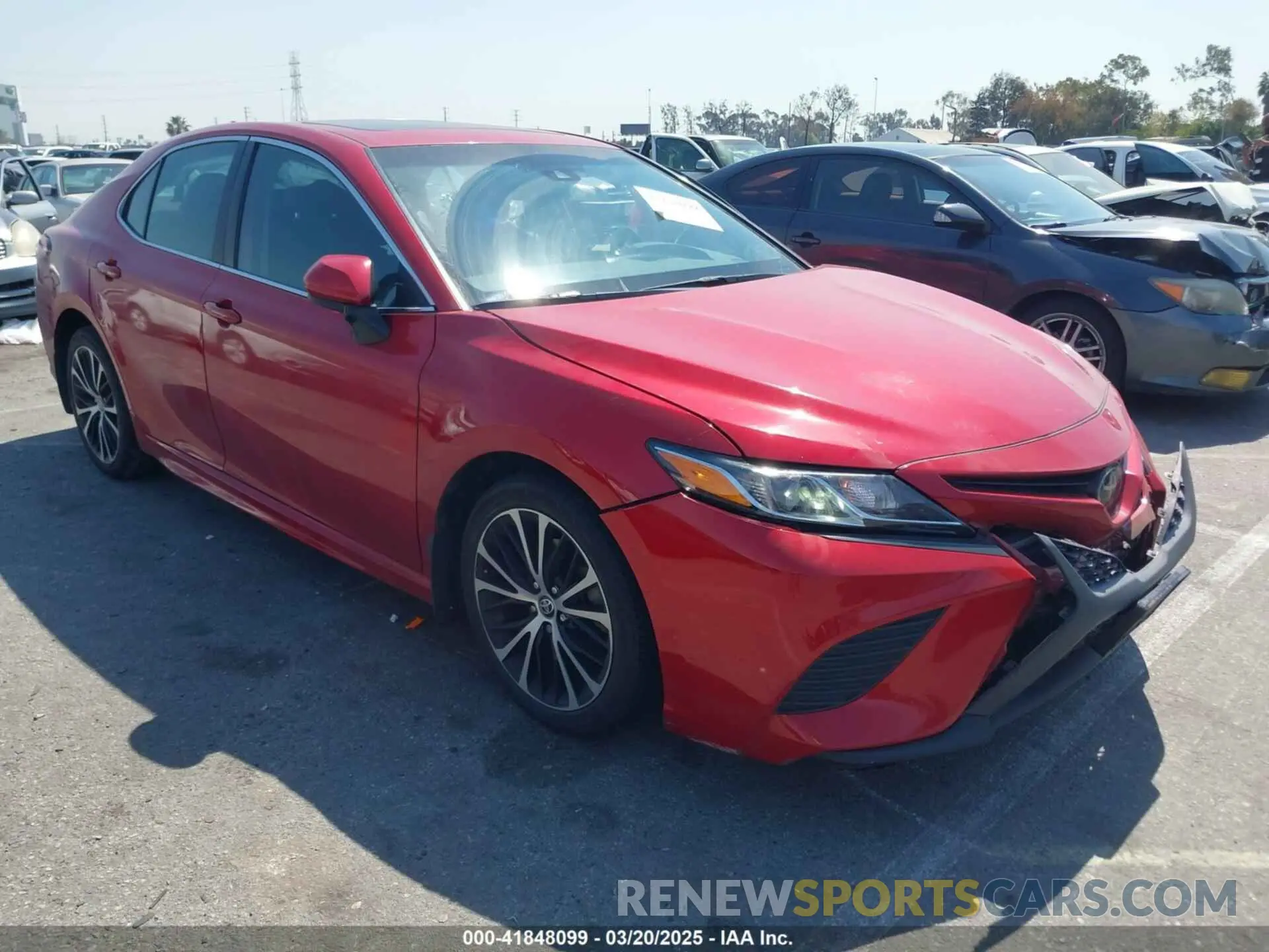 1 Photograph of a damaged car 4T1G11AK7LU399645 TOYOTA CAMRY 2020