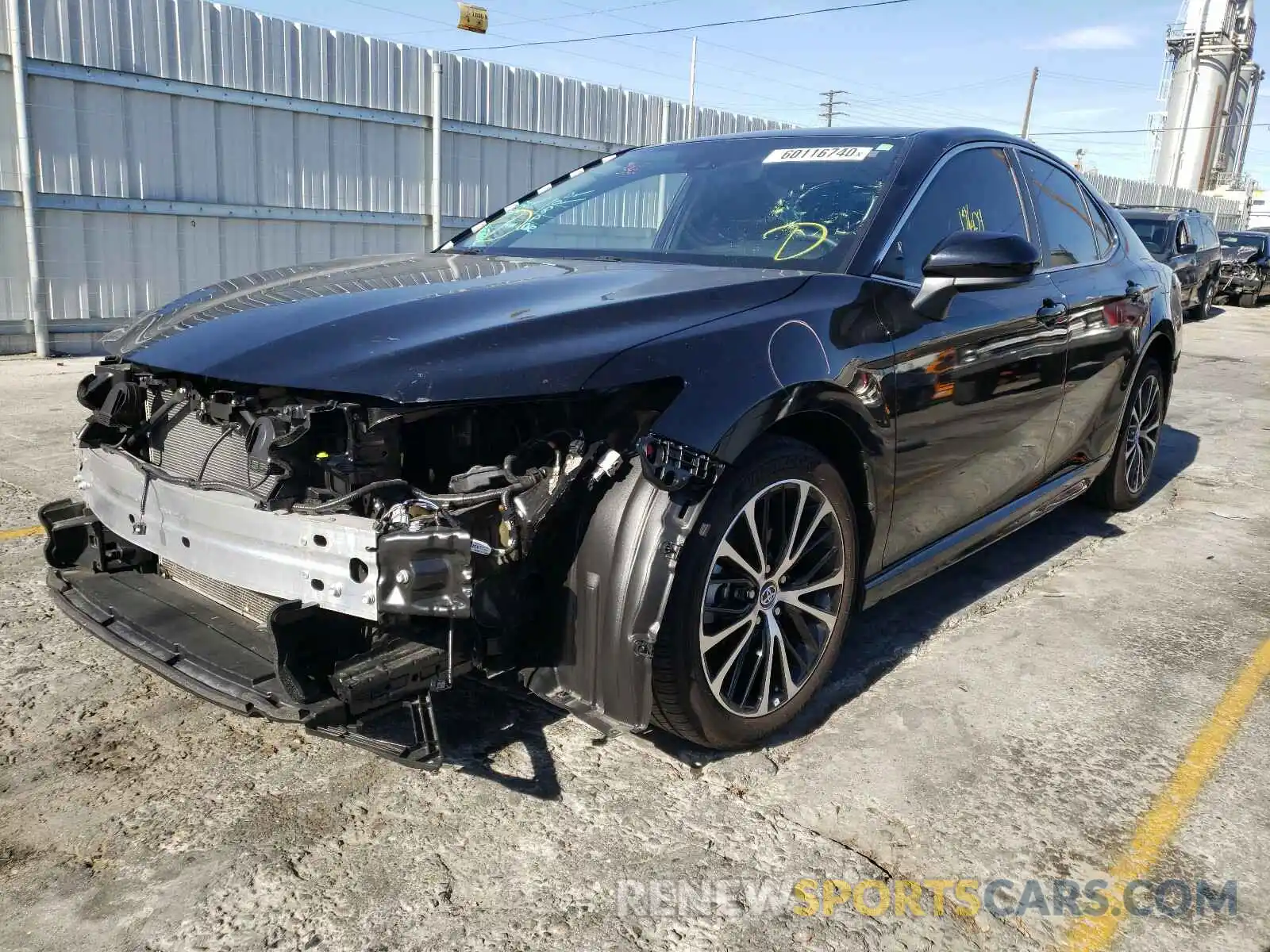 2 Photograph of a damaged car 4T1G11AK7LU874209 TOYOTA CAMRY 2020