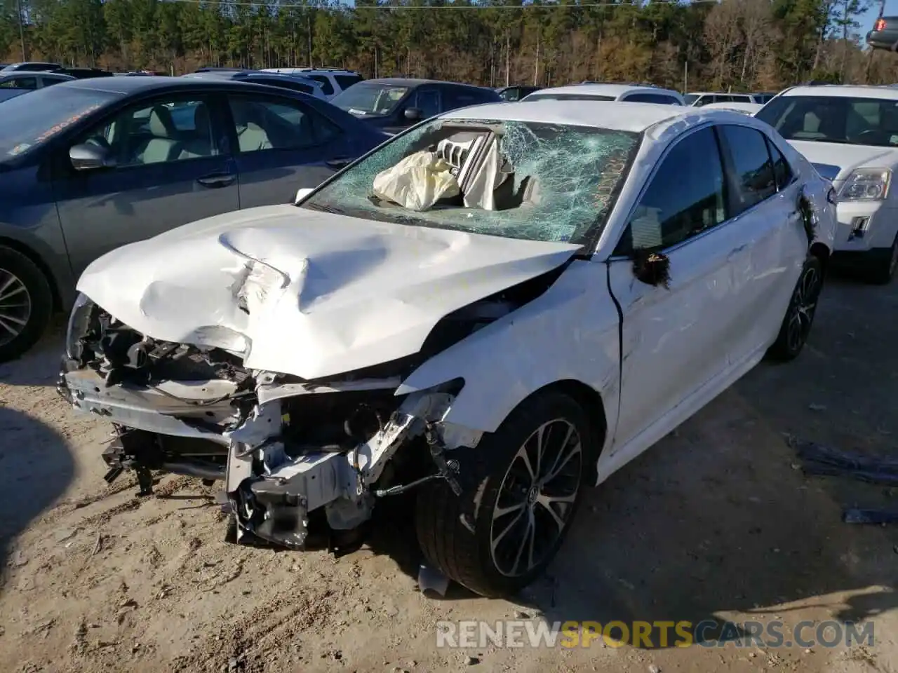 2 Photograph of a damaged car 4T1G11AK7LU876381 TOYOTA CAMRY 2020