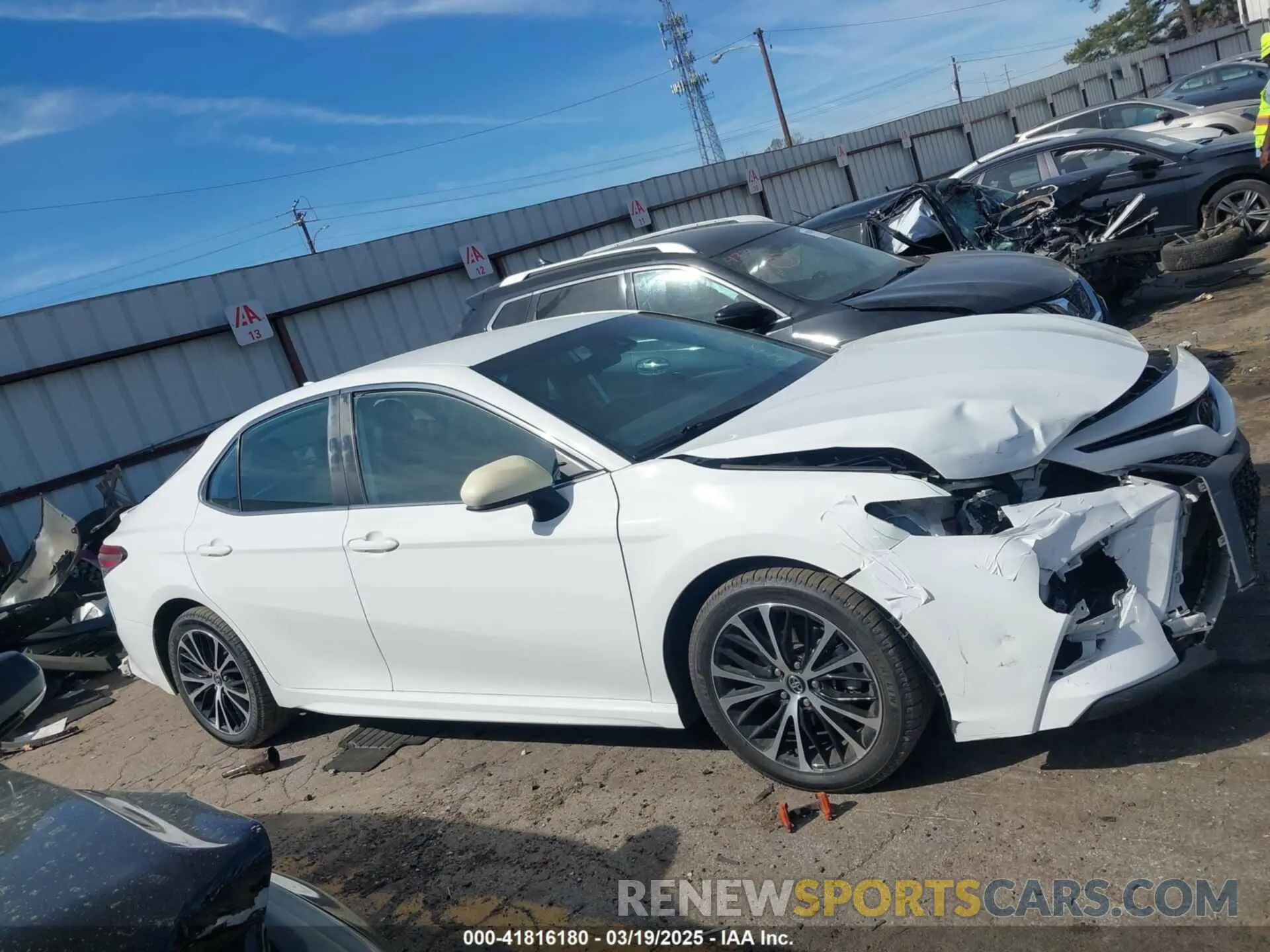 13 Photograph of a damaged car 4T1G11AK7LU878826 TOYOTA CAMRY 2020