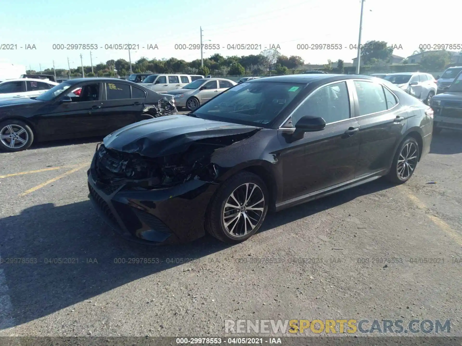 2 Photograph of a damaged car 4T1G11AK7LU881449 TOYOTA CAMRY 2020