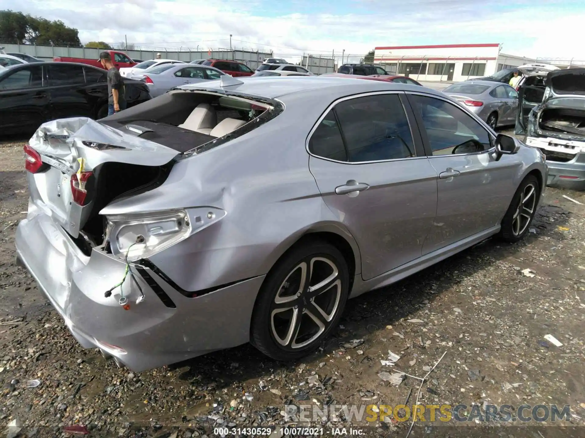 4 Photograph of a damaged car 4T1G11AK7LU881855 TOYOTA CAMRY 2020