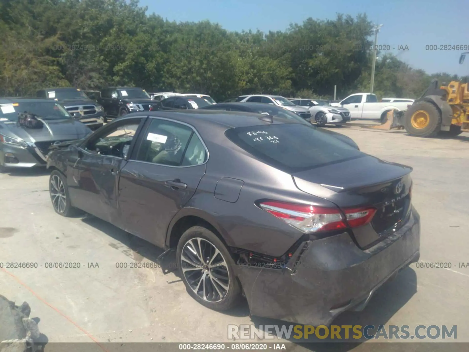 3 Photograph of a damaged car 4T1G11AK7LU885923 TOYOTA CAMRY 2020