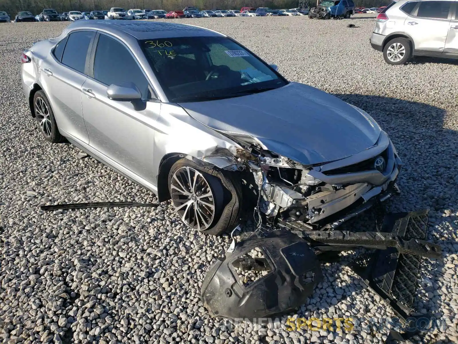 1 Photograph of a damaged car 4T1G11AK7LU893102 TOYOTA CAMRY 2020