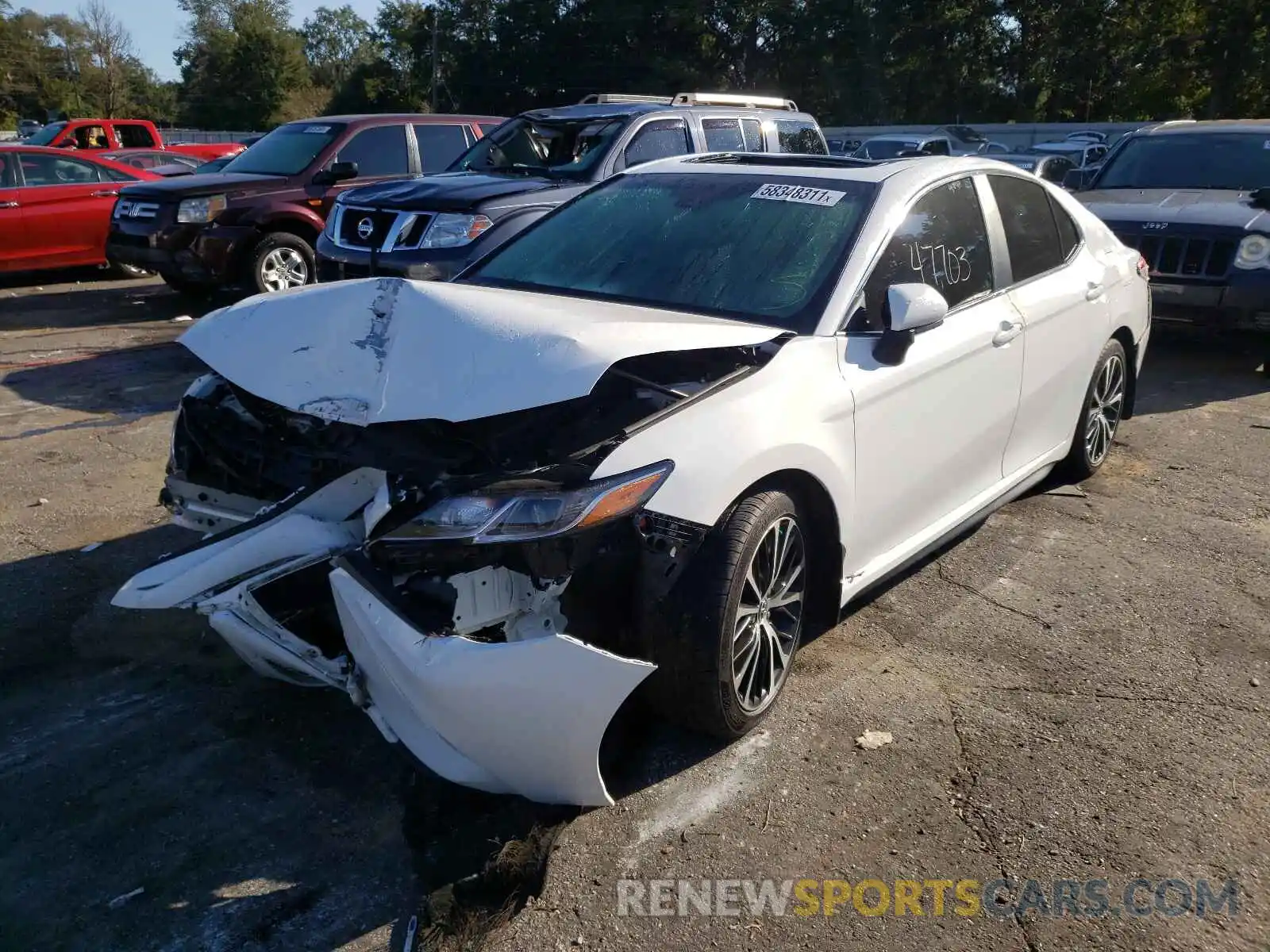 2 Photograph of a damaged car 4T1G11AK7LU900646 TOYOTA CAMRY 2020