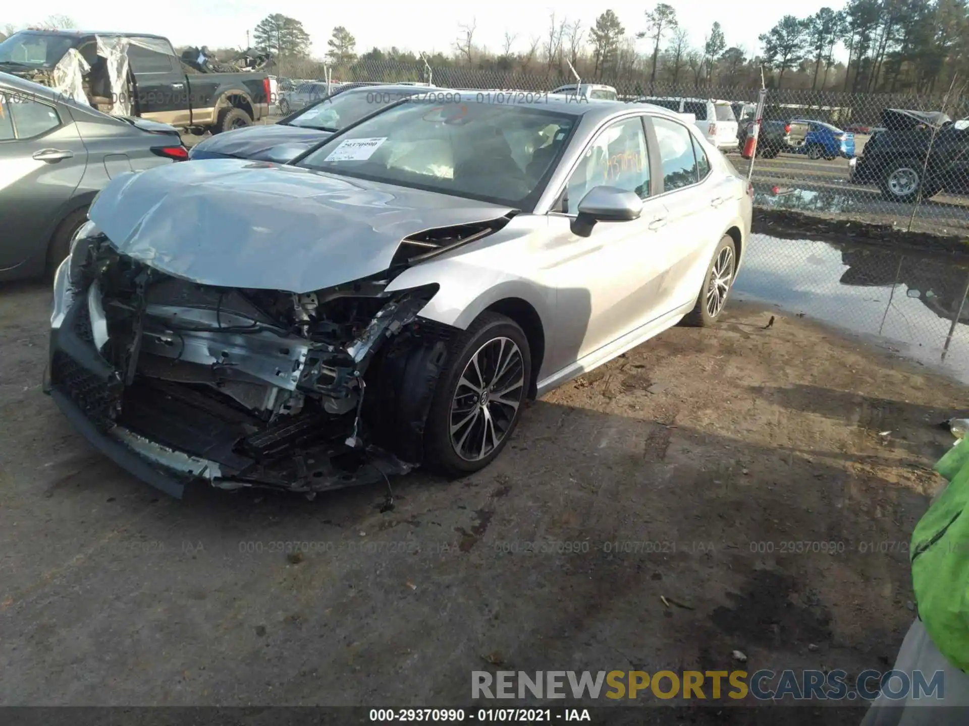 2 Photograph of a damaged car 4T1G11AK7LU906995 TOYOTA CAMRY 2020