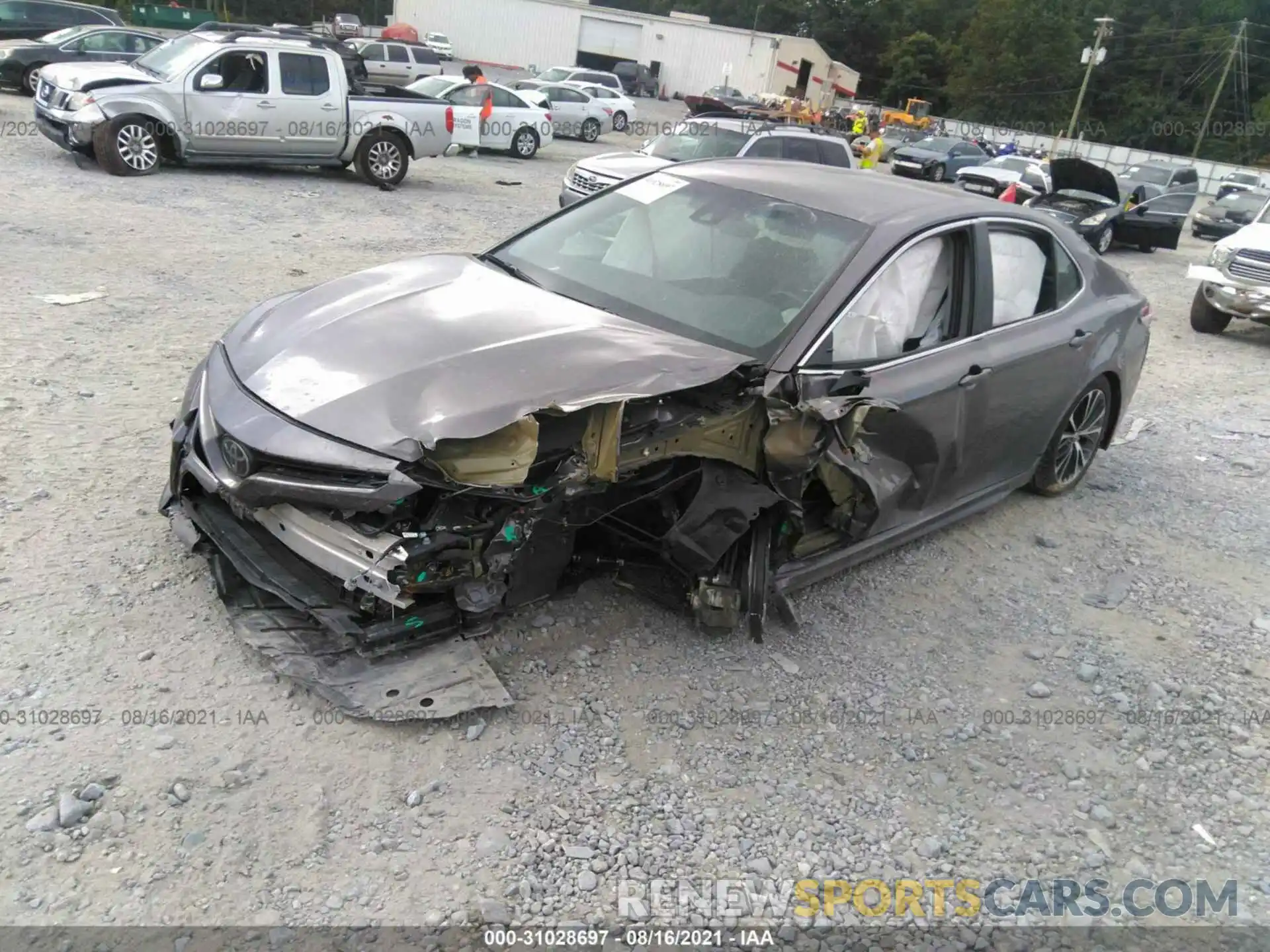 2 Photograph of a damaged car 4T1G11AK7LU909203 TOYOTA CAMRY 2020