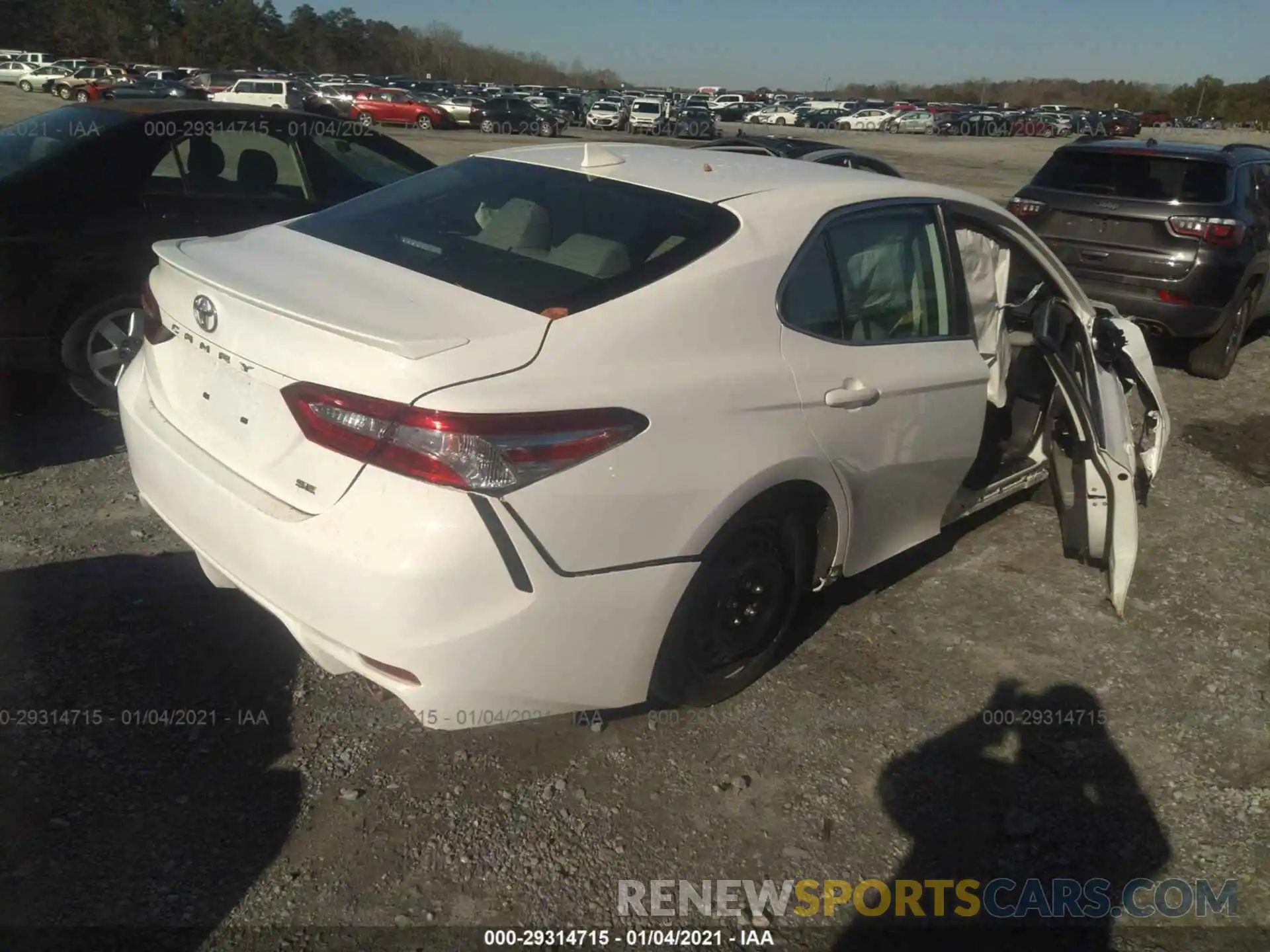 4 Photograph of a damaged car 4T1G11AK7LU932755 TOYOTA CAMRY 2020