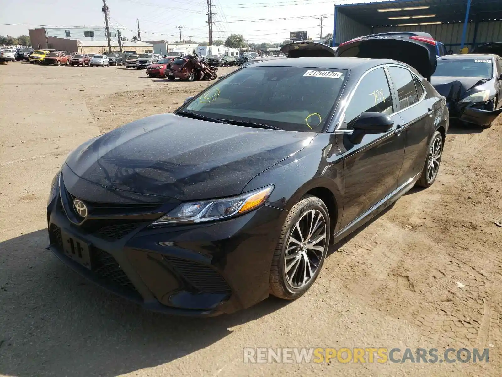 2 Photograph of a damaged car 4T1G11AK7LU938815 TOYOTA CAMRY 2020