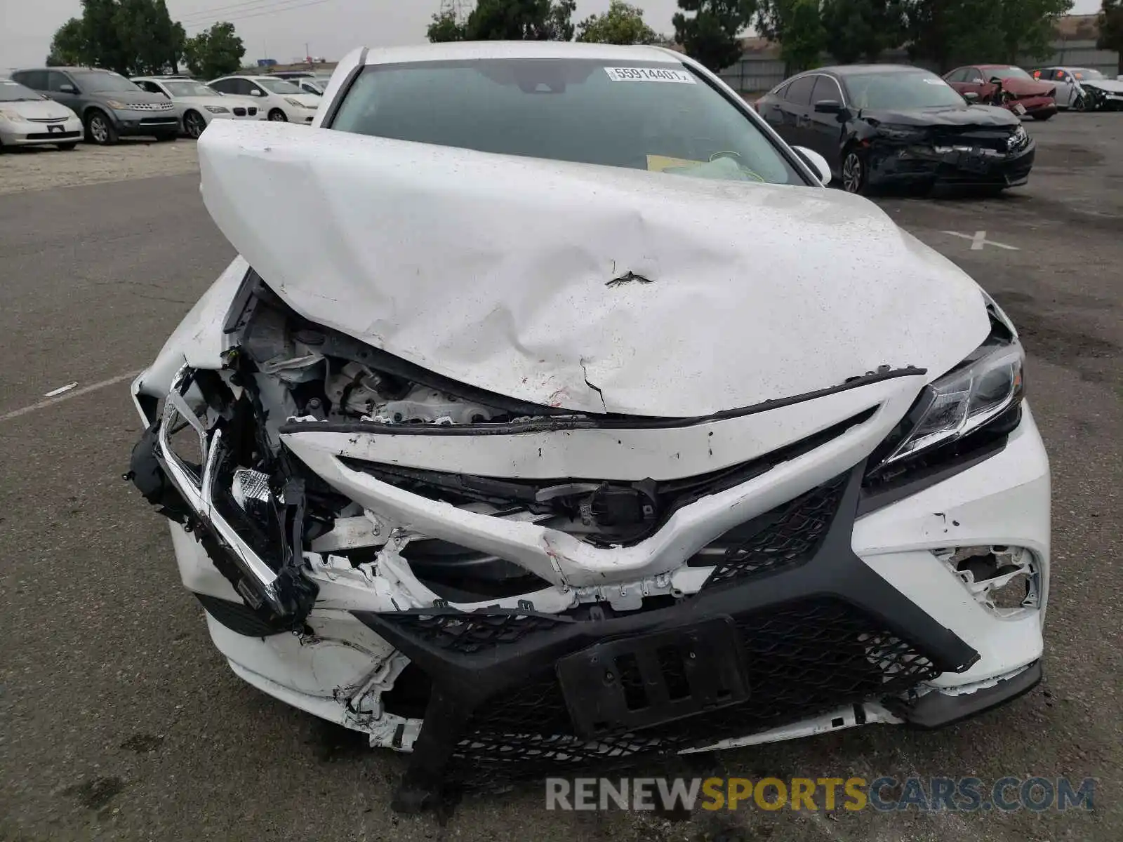 9 Photograph of a damaged car 4T1G11AK7LU955226 TOYOTA CAMRY 2020