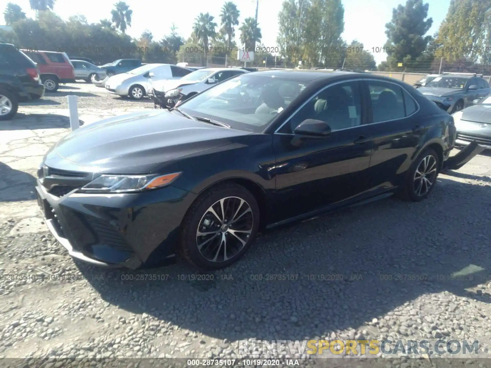 2 Photograph of a damaged car 4T1G11AK7LU978196 TOYOTA CAMRY 2020