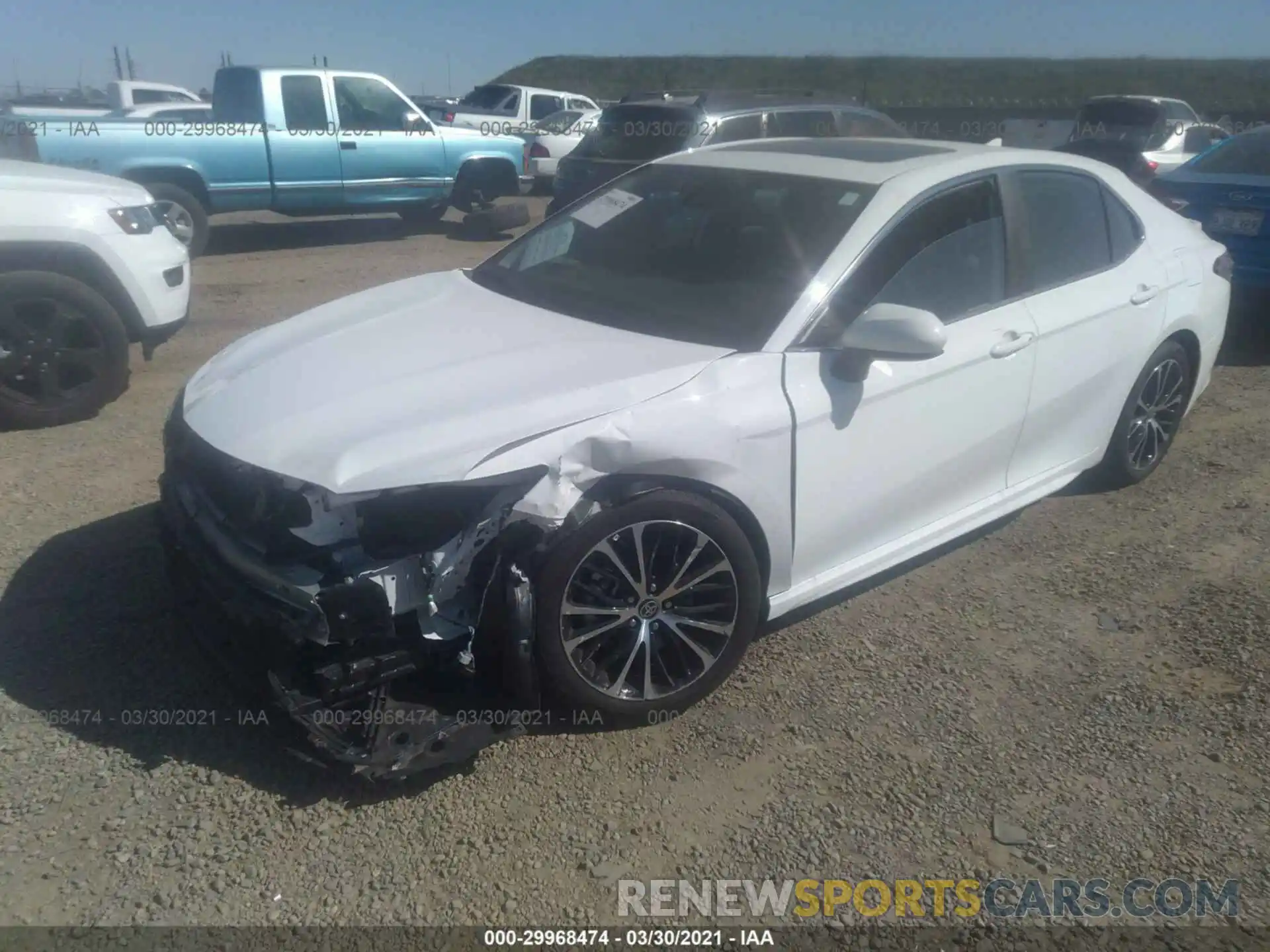 2 Photograph of a damaged car 4T1G11AK7LU990669 TOYOTA CAMRY 2020