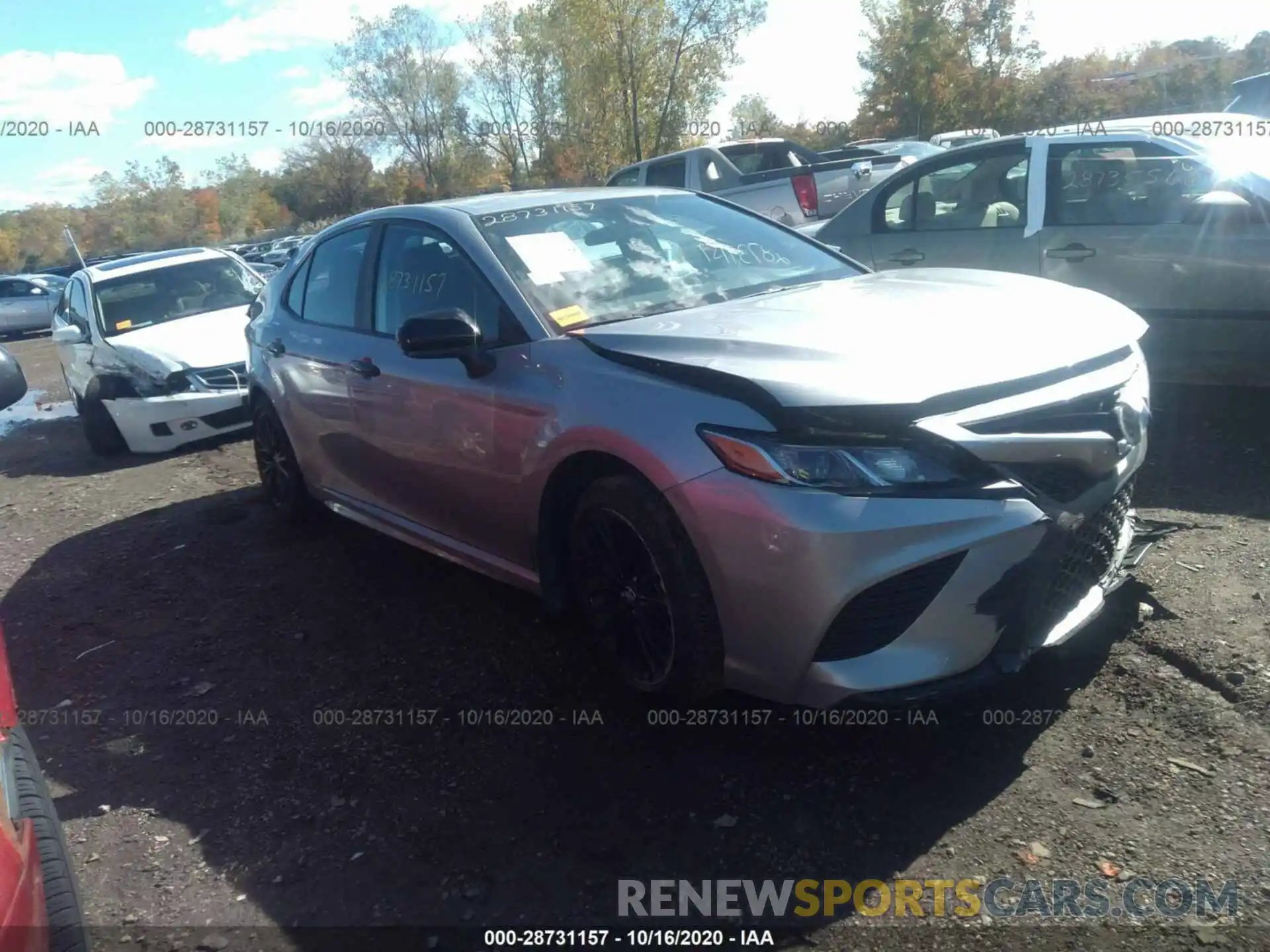 1 Photograph of a damaged car 4T1G11AK8LU301710 TOYOTA CAMRY 2020