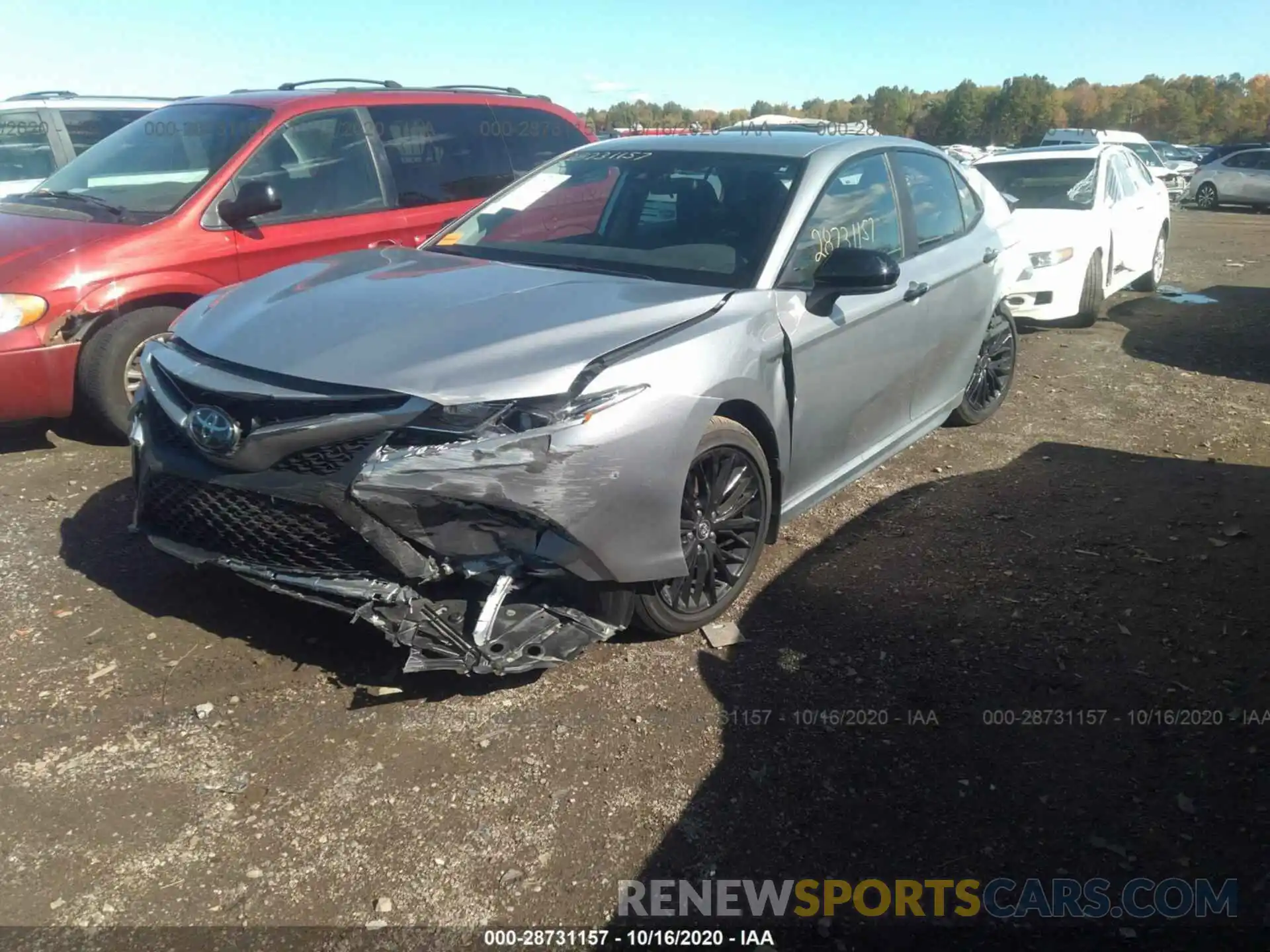 2 Photograph of a damaged car 4T1G11AK8LU301710 TOYOTA CAMRY 2020