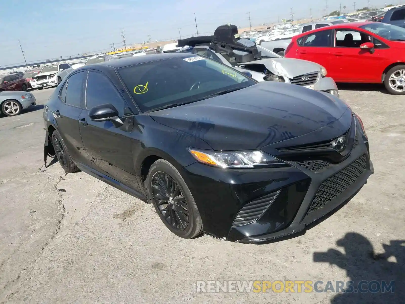 1 Photograph of a damaged car 4T1G11AK8LU320886 TOYOTA CAMRY 2020