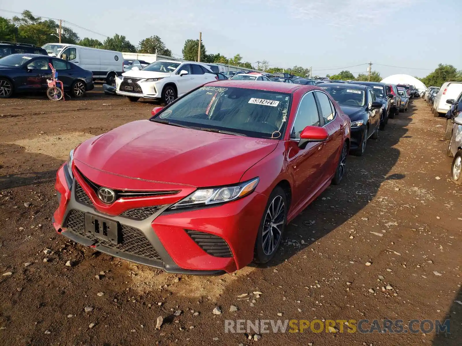 2 Photograph of a damaged car 4T1G11AK8LU345061 TOYOTA CAMRY 2020