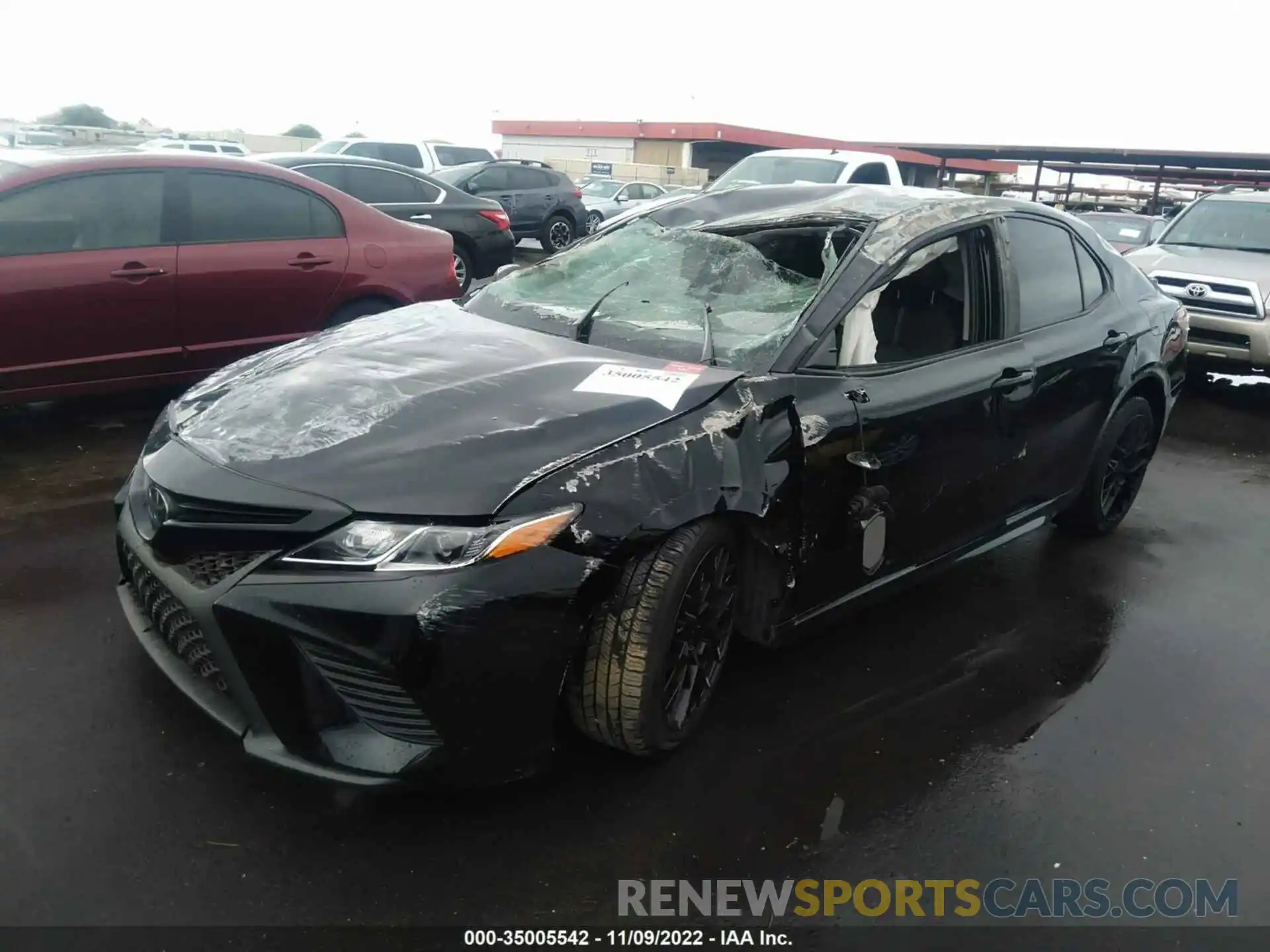 2 Photograph of a damaged car 4T1G11AK8LU354956 TOYOTA CAMRY 2020