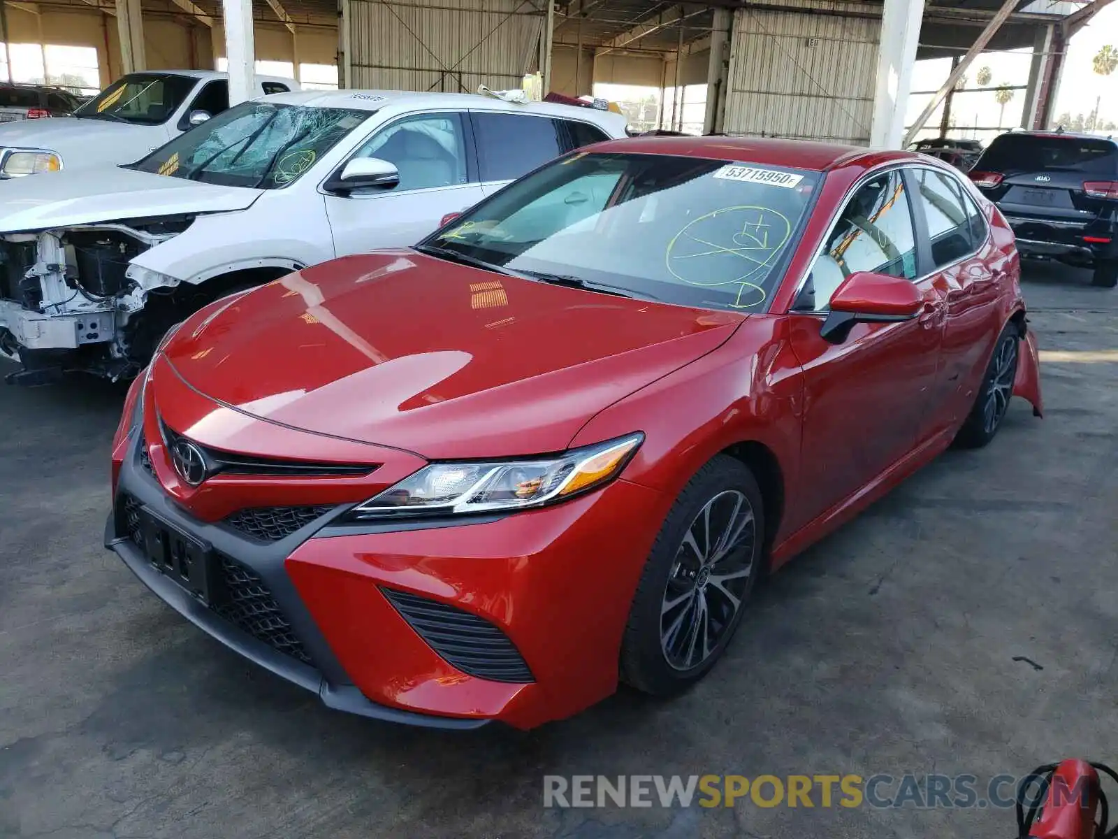 2 Photograph of a damaged car 4T1G11AK8LU365438 TOYOTA CAMRY 2020