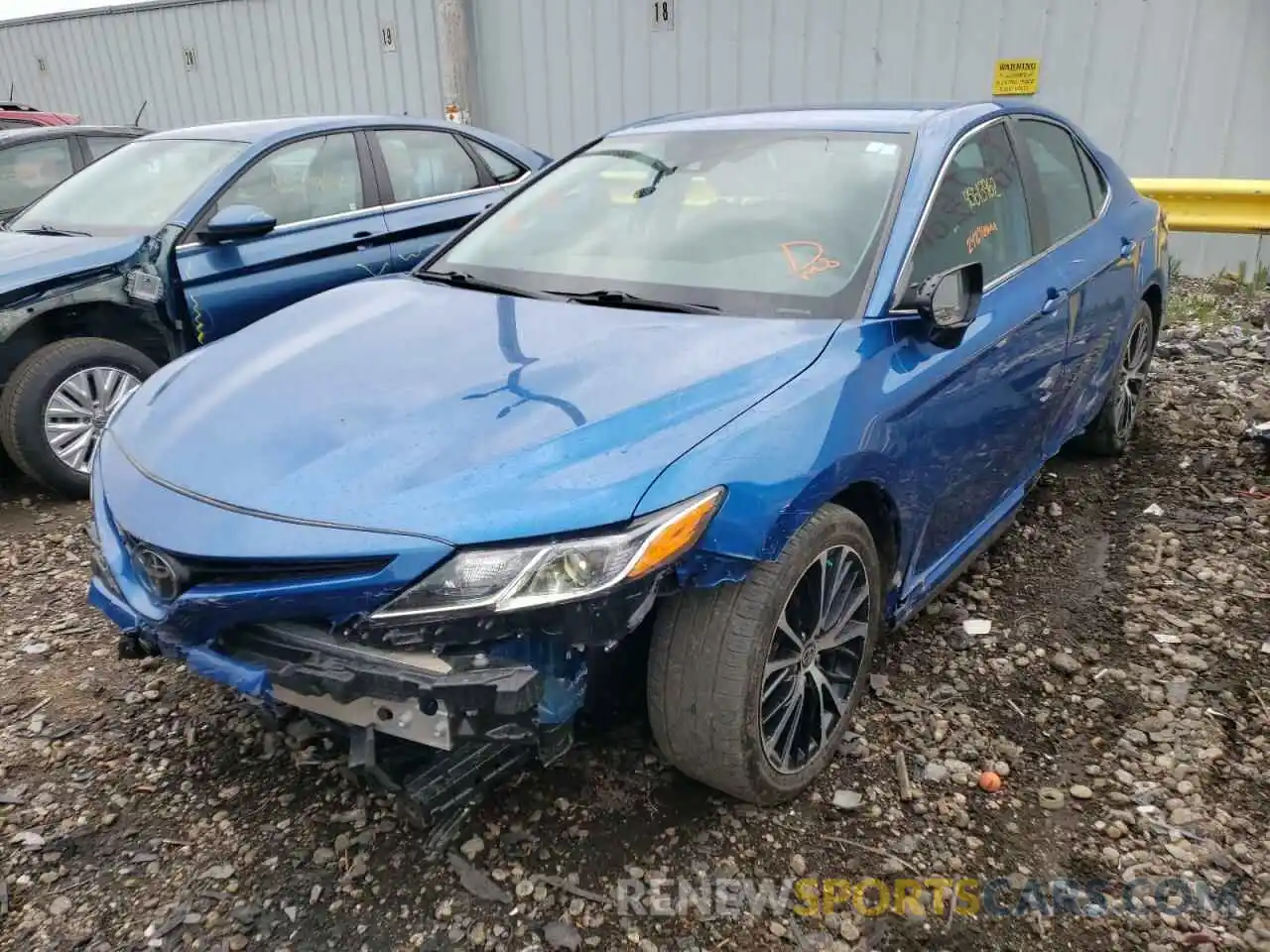 2 Photograph of a damaged car 4T1G11AK8LU376813 TOYOTA CAMRY 2020