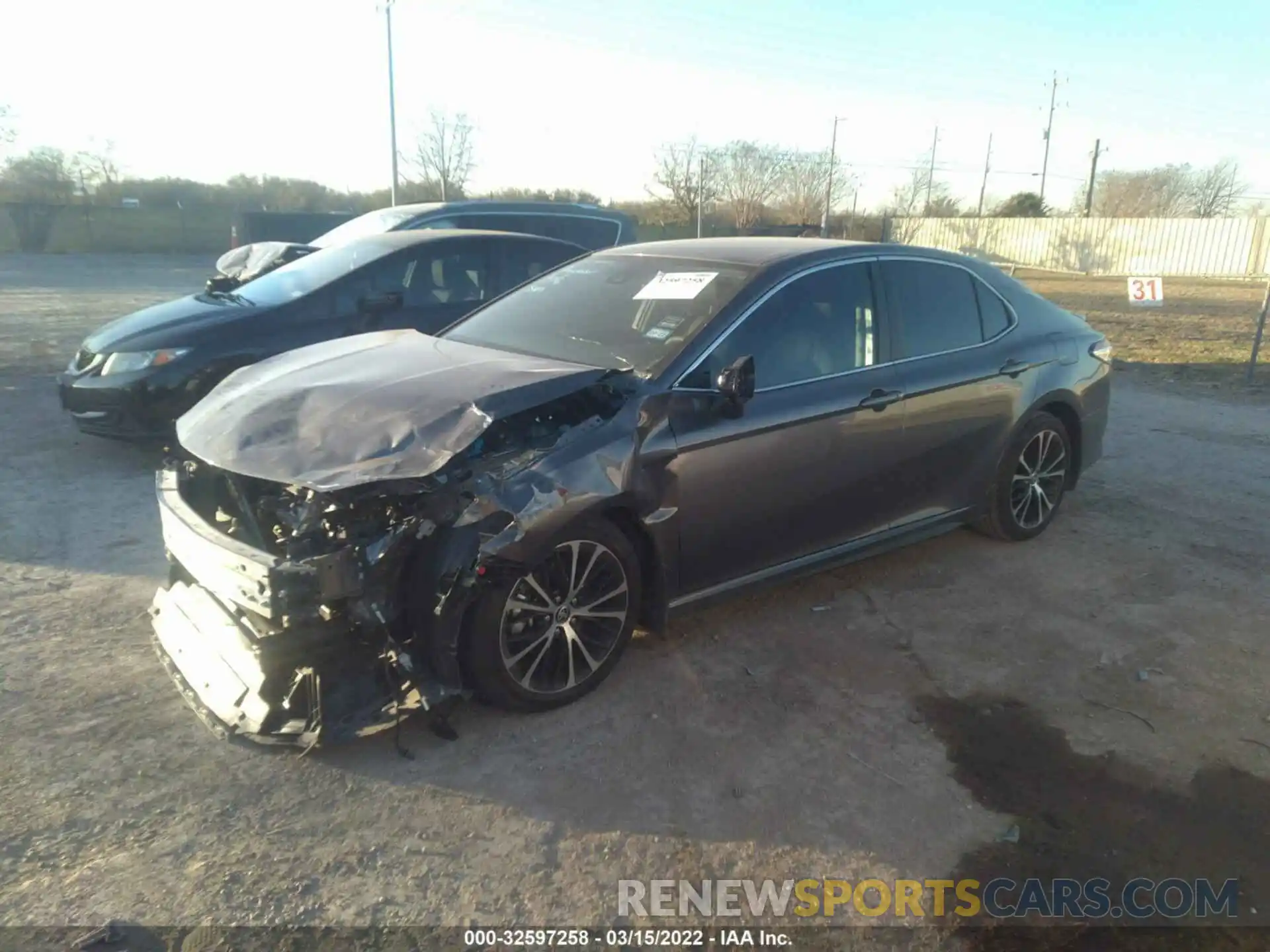 2 Photograph of a damaged car 4T1G11AK8LU390632 TOYOTA CAMRY 2020