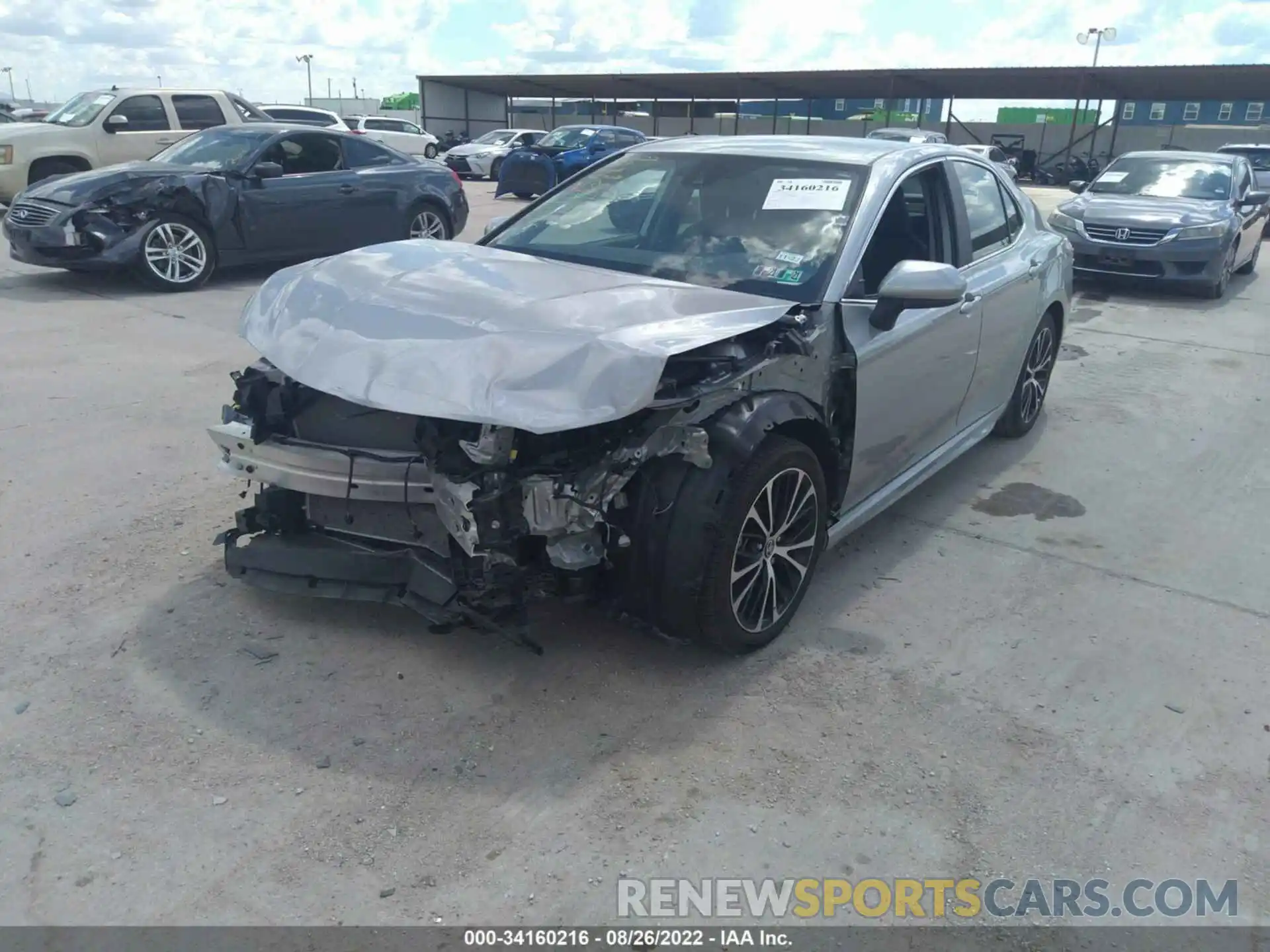 2 Photograph of a damaged car 4T1G11AK8LU397015 TOYOTA CAMRY 2020