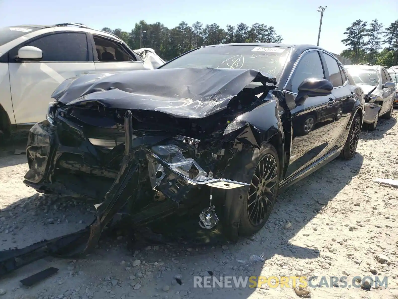 2 Photograph of a damaged car 4T1G11AK8LU866183 TOYOTA CAMRY 2020