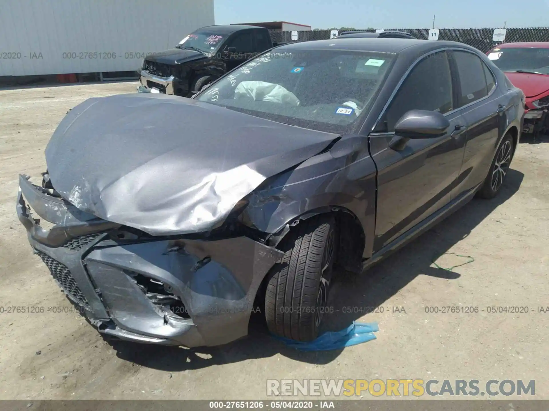 2 Photograph of a damaged car 4T1G11AK8LU873084 TOYOTA CAMRY 2020