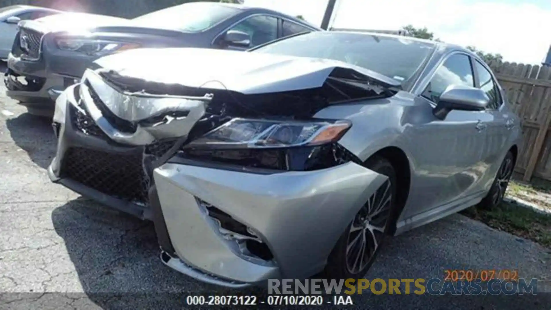 2 Photograph of a damaged car 4T1G11AK8LU935308 TOYOTA CAMRY 2020