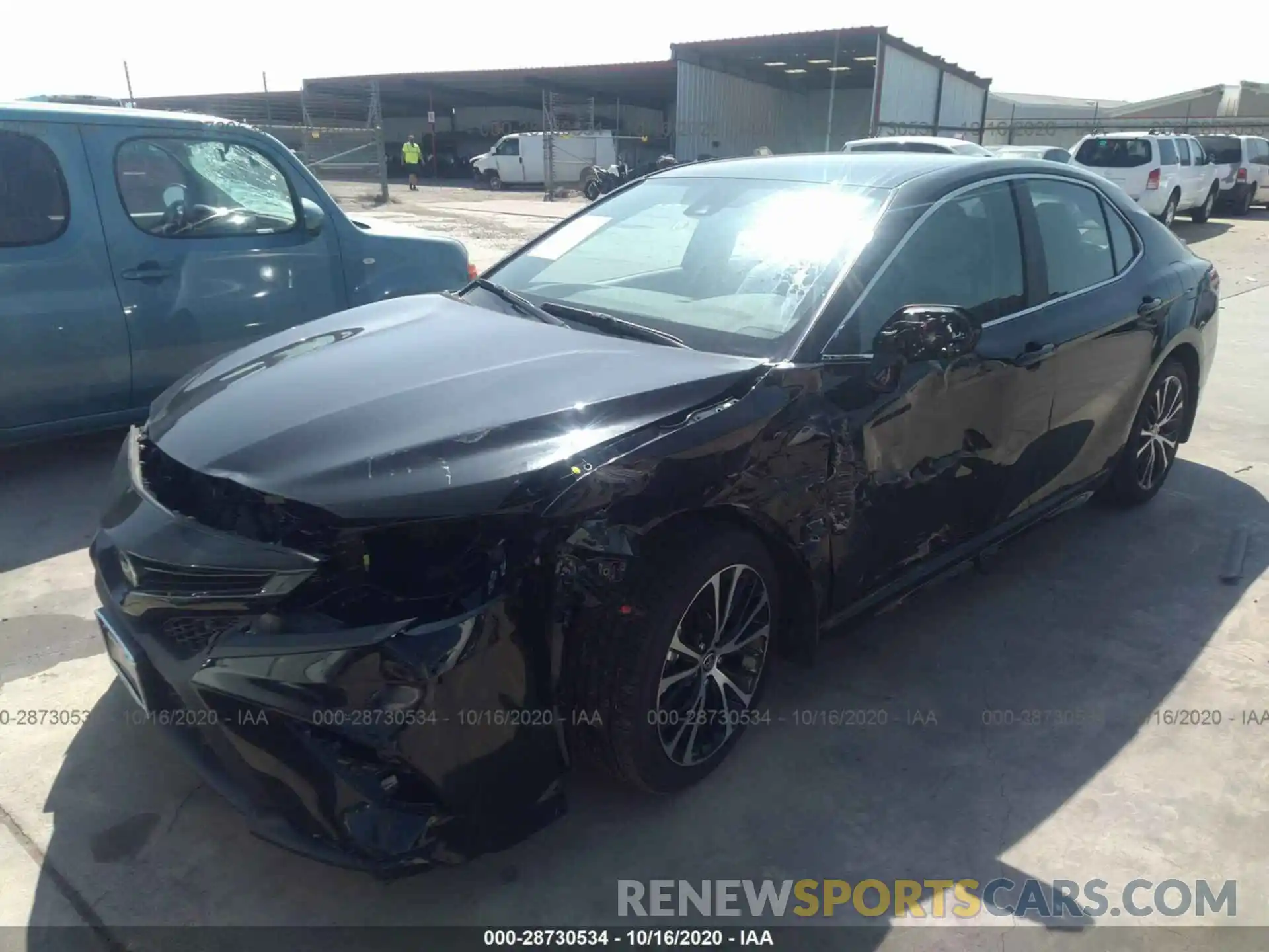 2 Photograph of a damaged car 4T1G11AK8LU985576 TOYOTA CAMRY 2020