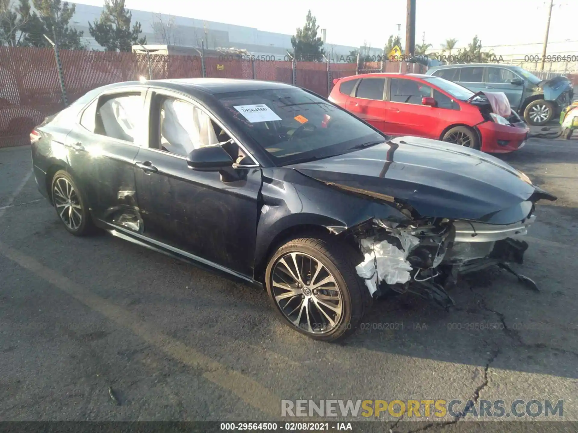 1 Photograph of a damaged car 4T1G11AK9LU302669 TOYOTA CAMRY 2020