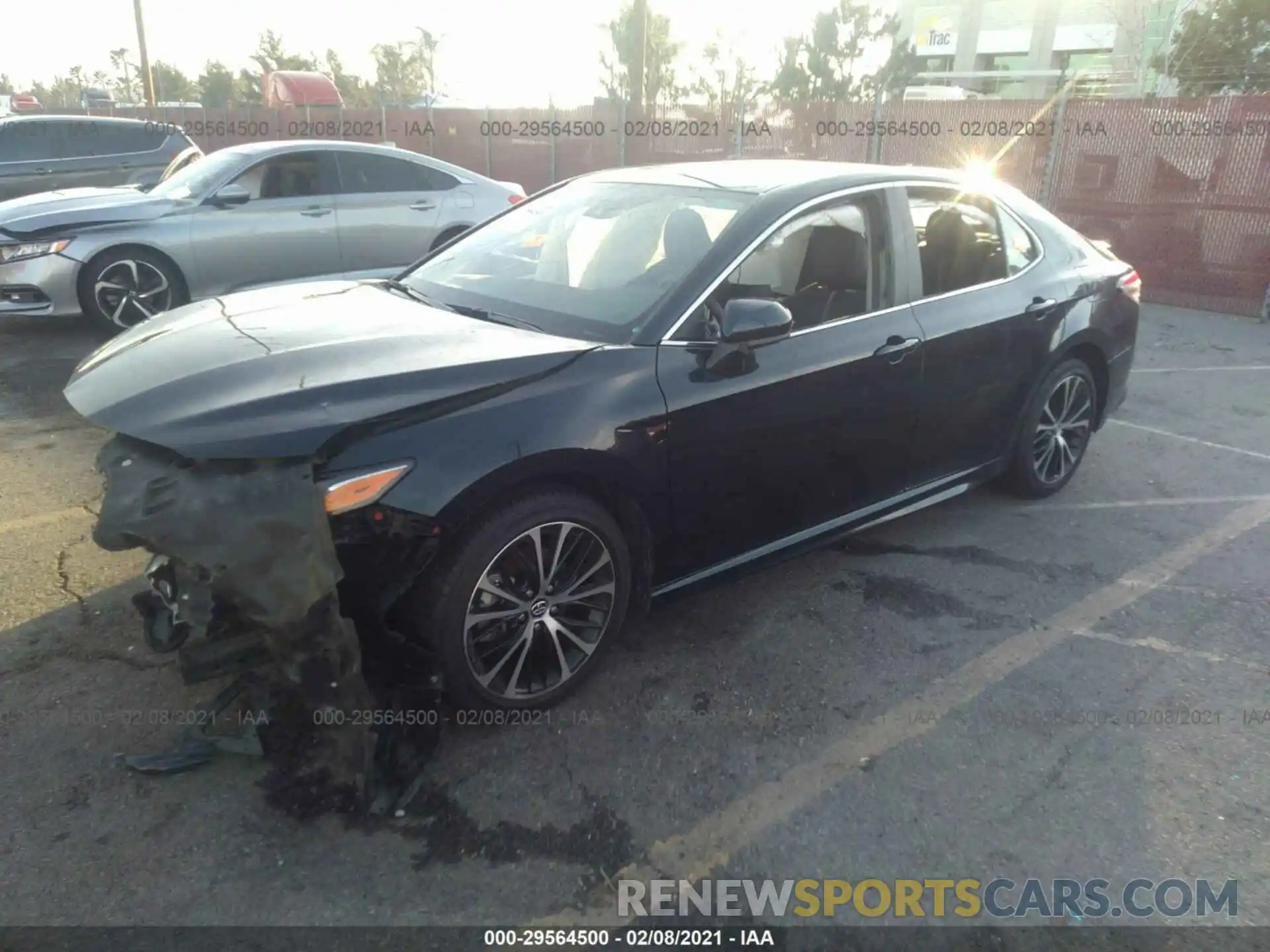 2 Photograph of a damaged car 4T1G11AK9LU302669 TOYOTA CAMRY 2020