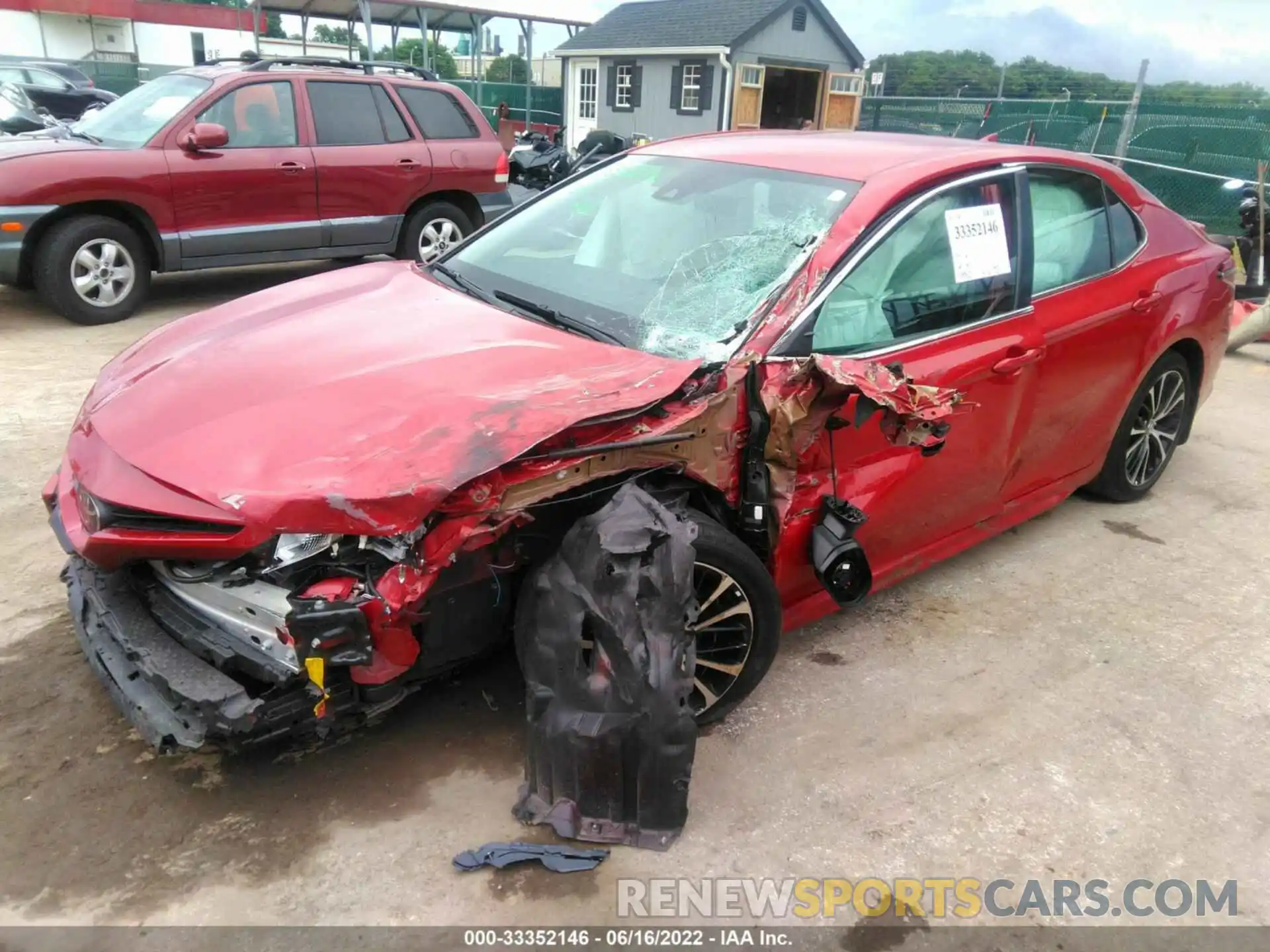 2 Photograph of a damaged car 4T1G11AK9LU303031 TOYOTA CAMRY 2020