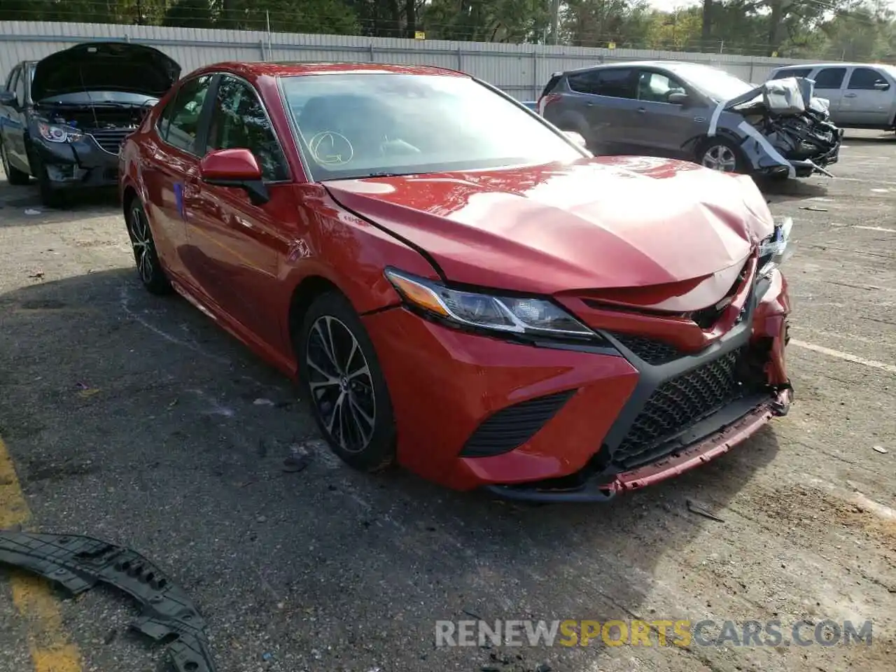 1 Photograph of a damaged car 4T1G11AK9LU305653 TOYOTA CAMRY 2020